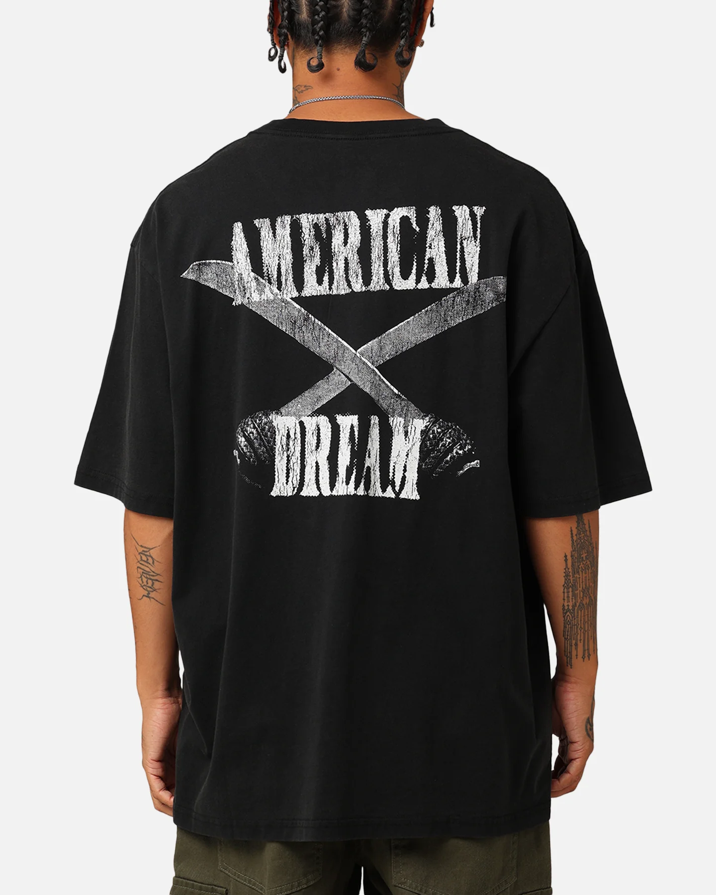 21 Savage American Dream T-Shirt Washed Black - Image 2