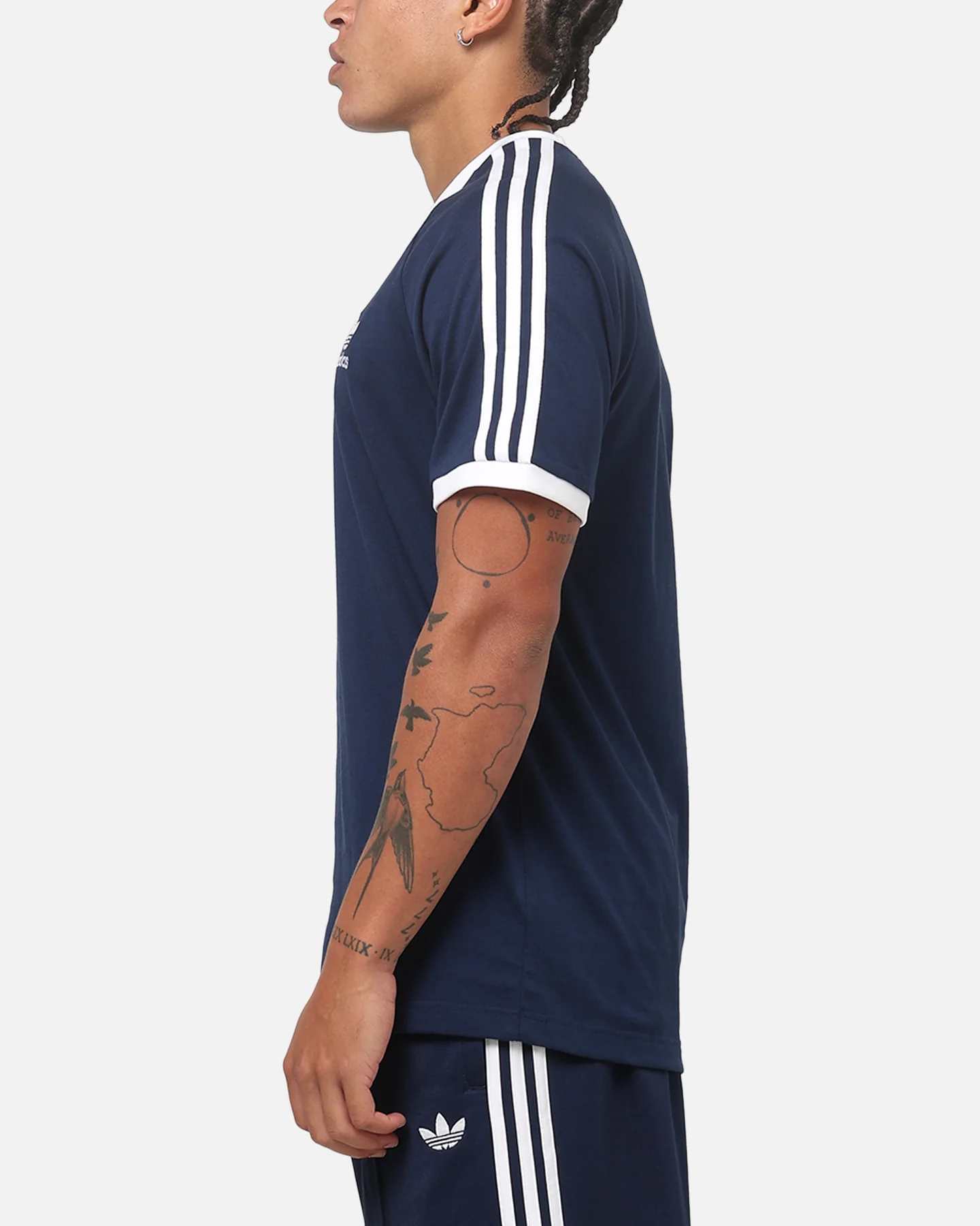 Adidas Classic 3-Stripes T-Shirt Night Indigo - Image 5