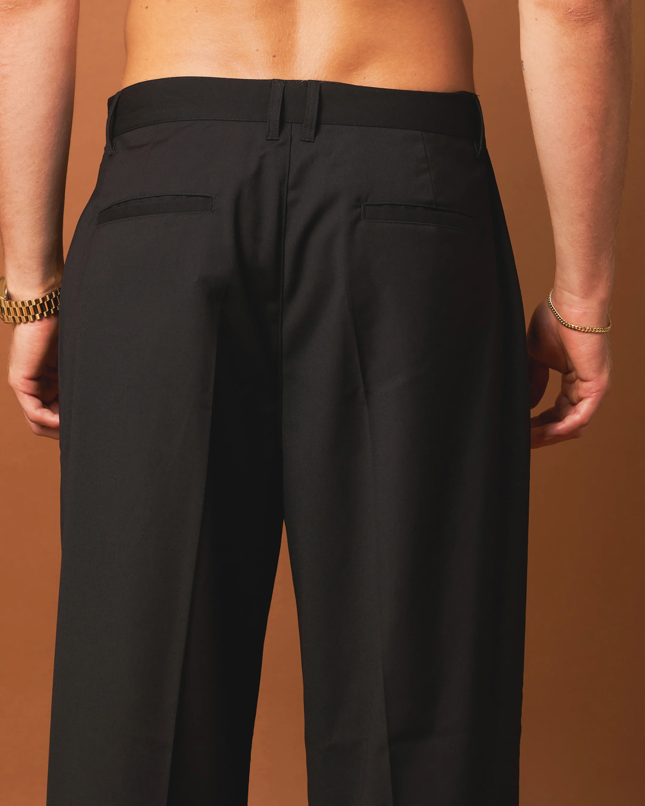 404 Flare Trousers Black - Image 5