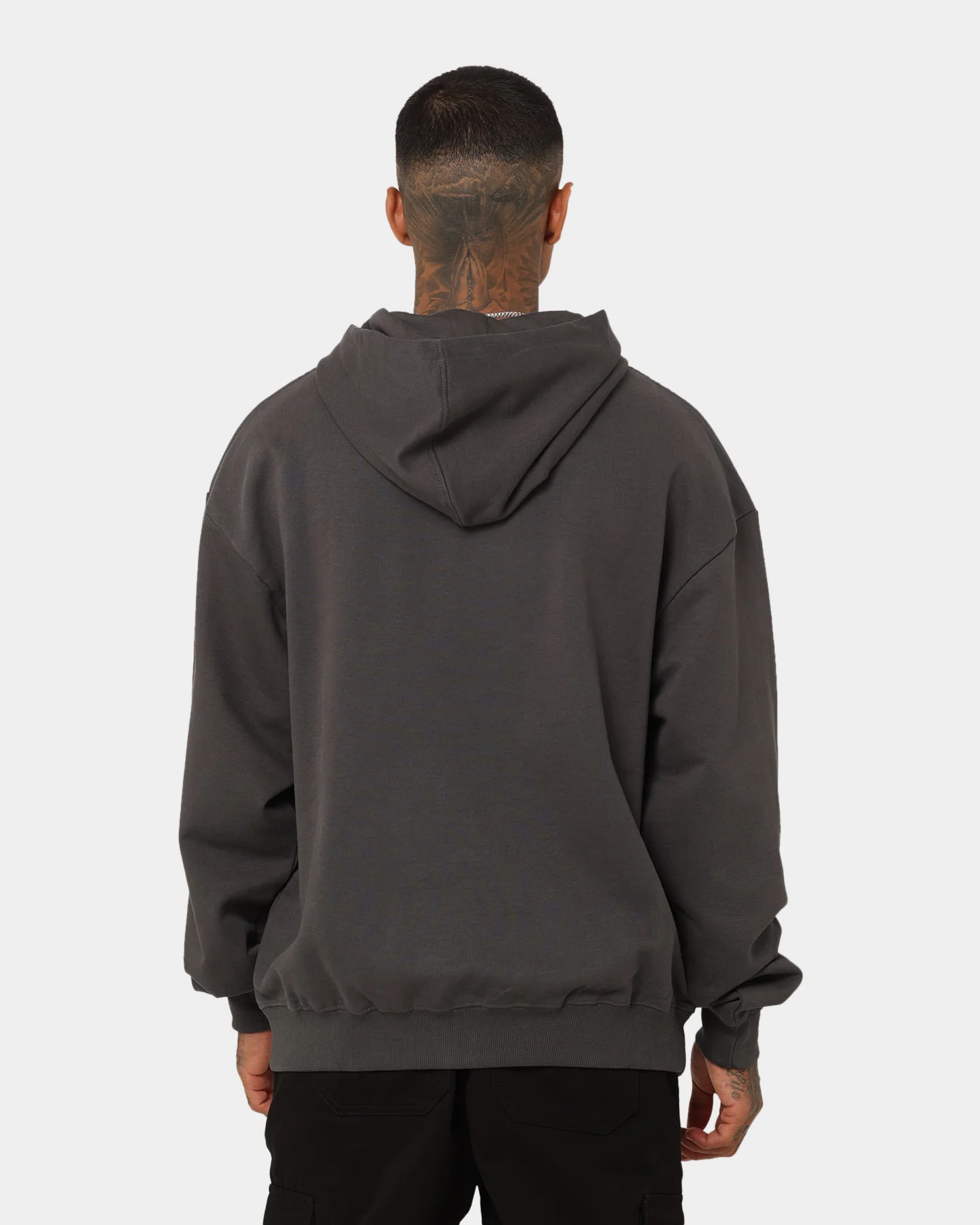 404 Night Rider Vintage Hoodie Charcoal - Image 4