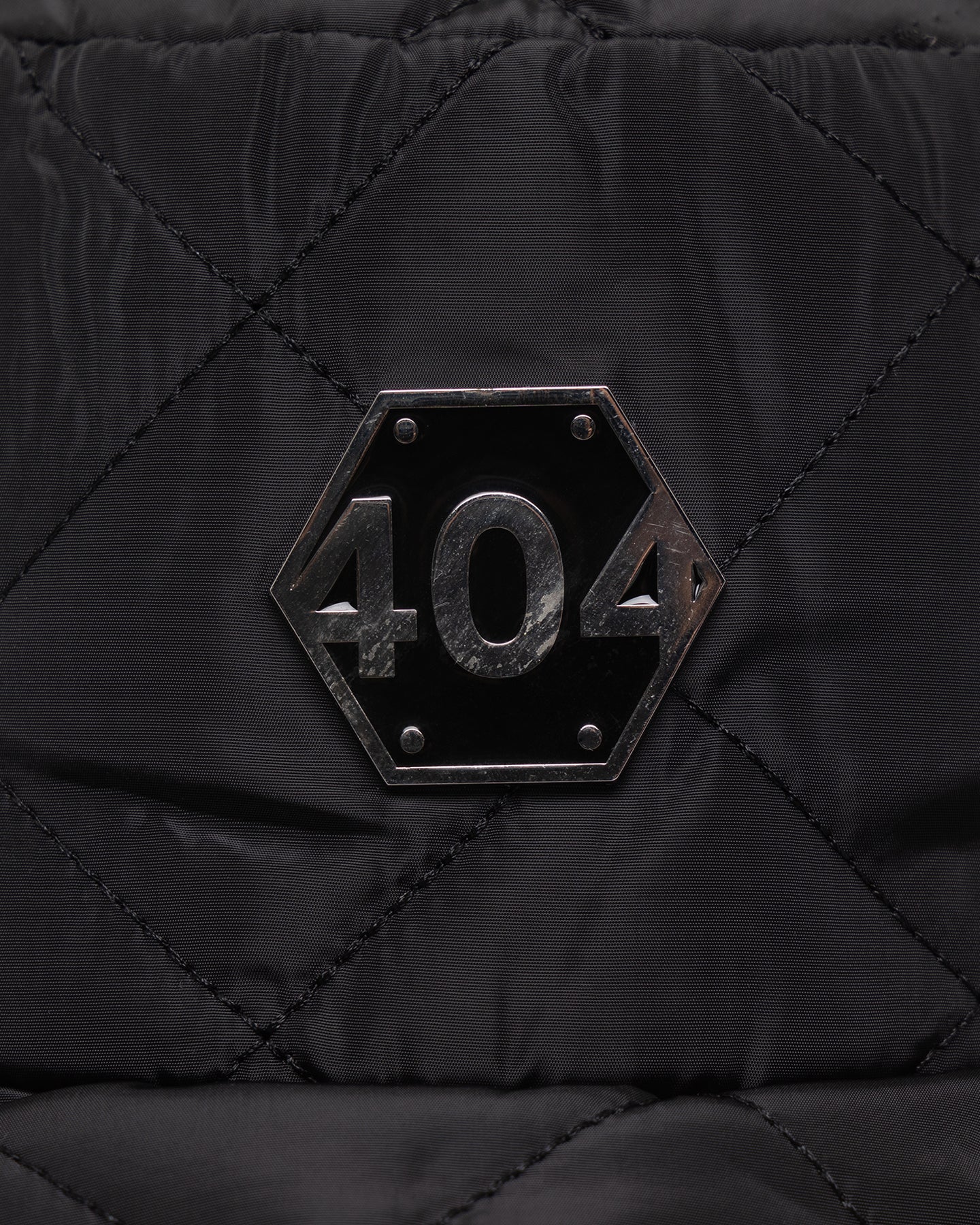 404 Quilted Bucket Hat Black - Image 5