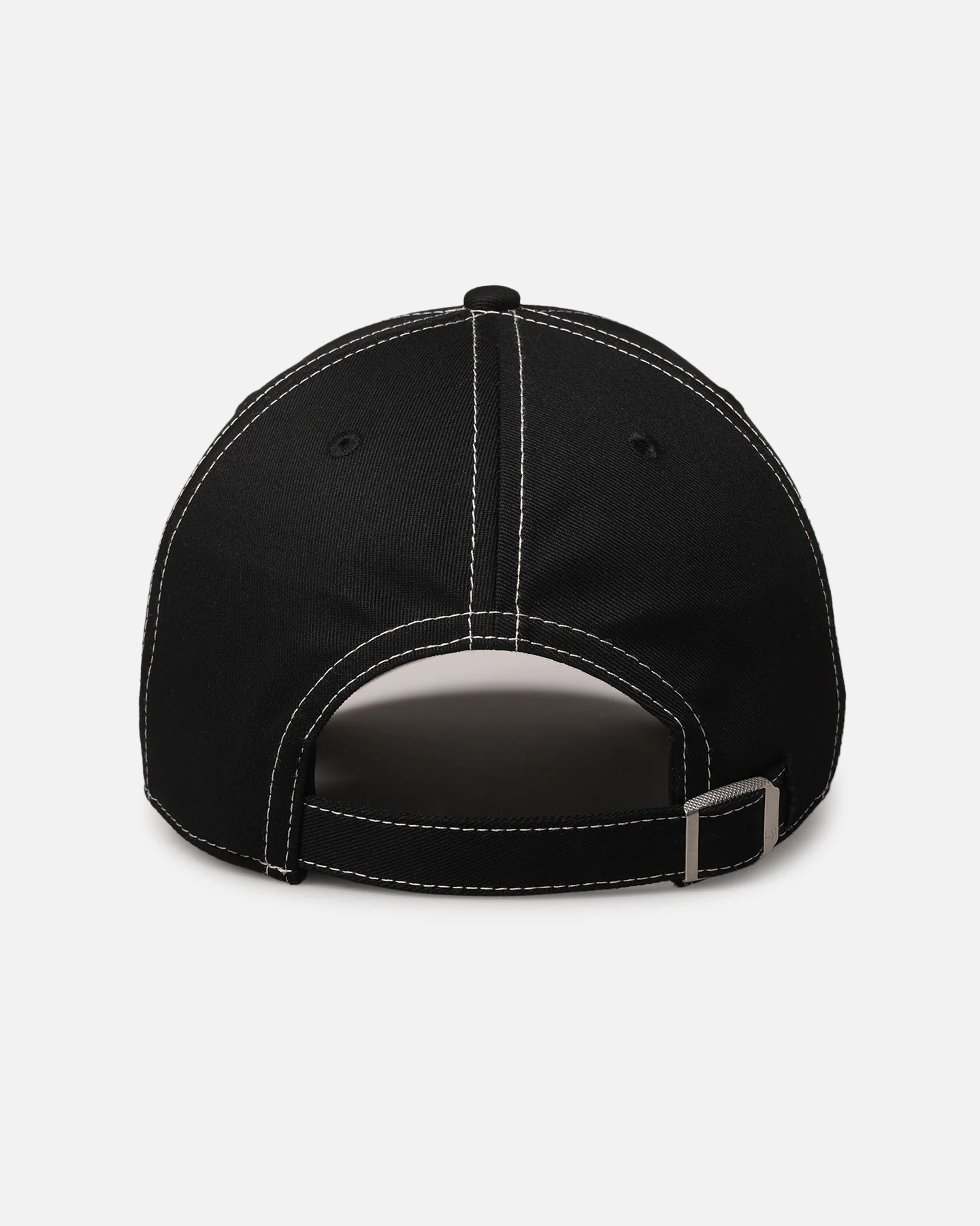 47 Brand Anaheim Ducks 'Contrast Stitch' 47 Clean Up Strapback Black/Bone - Image 2