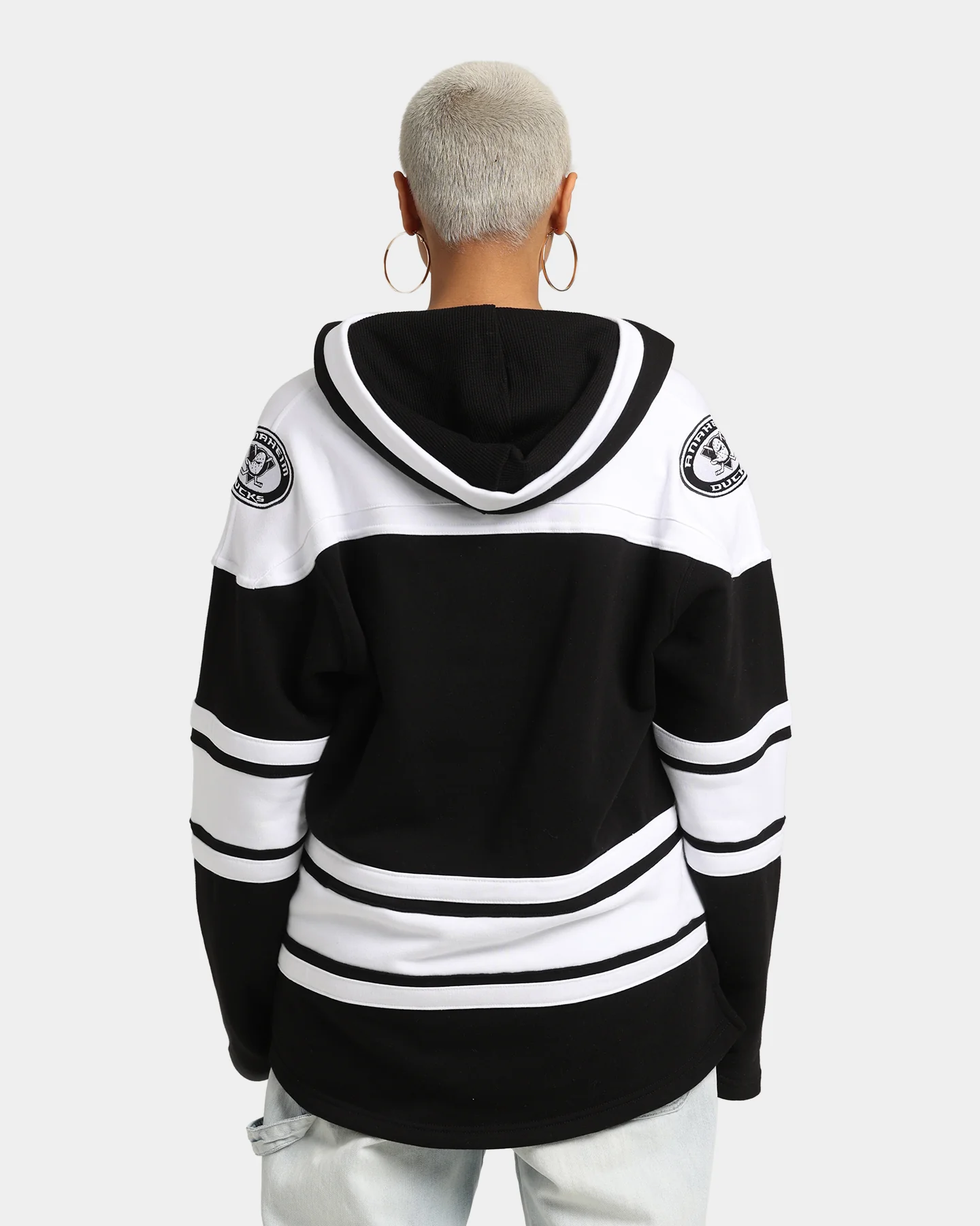 47 Brand Anaheim Ducks NHL Superior '47 Lacer Hoodie Jet Black - Image 4