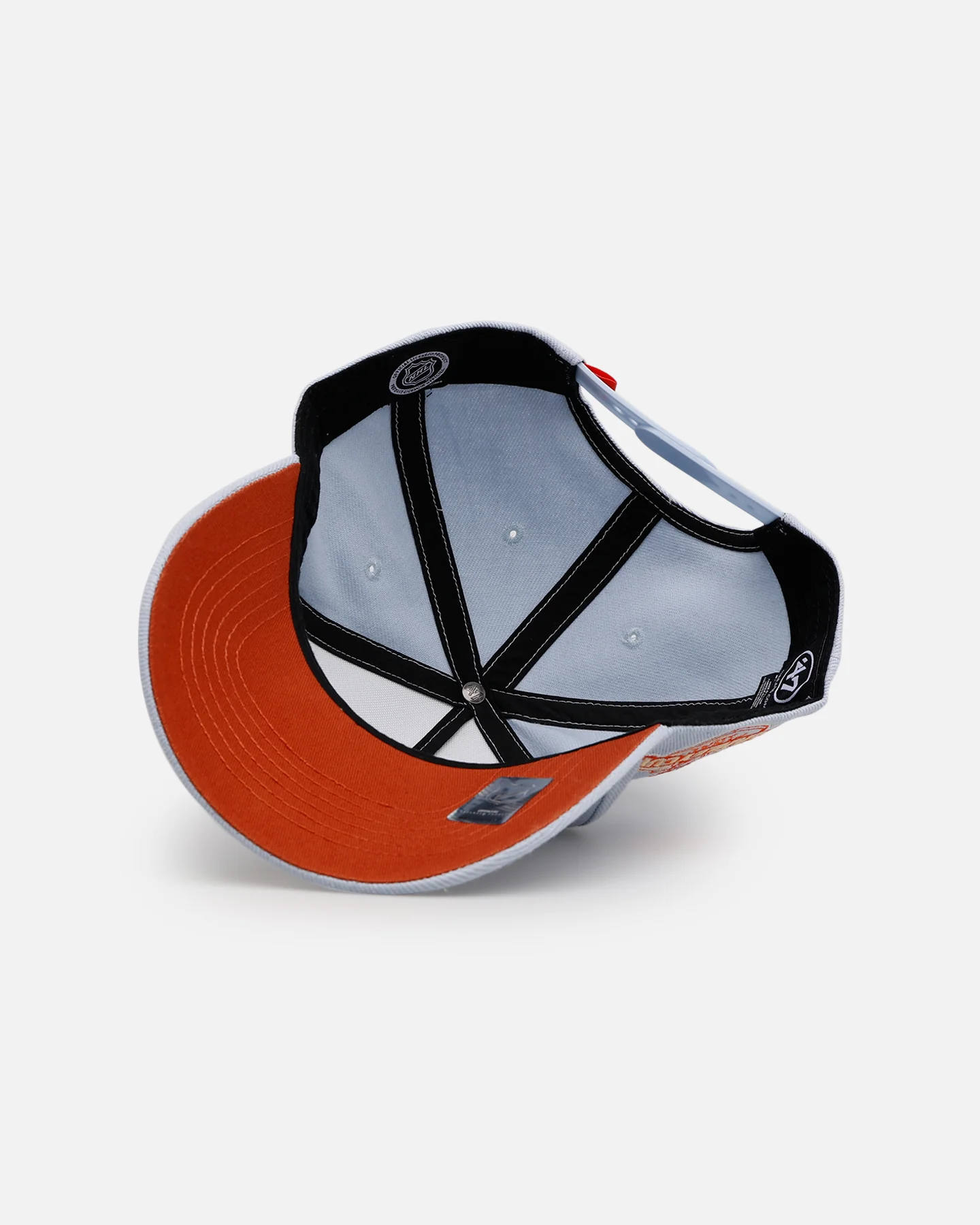 47 Brand Anaheim Ducks 'Overstitch' 47 Offside Snapback Light Blue - Image 6
