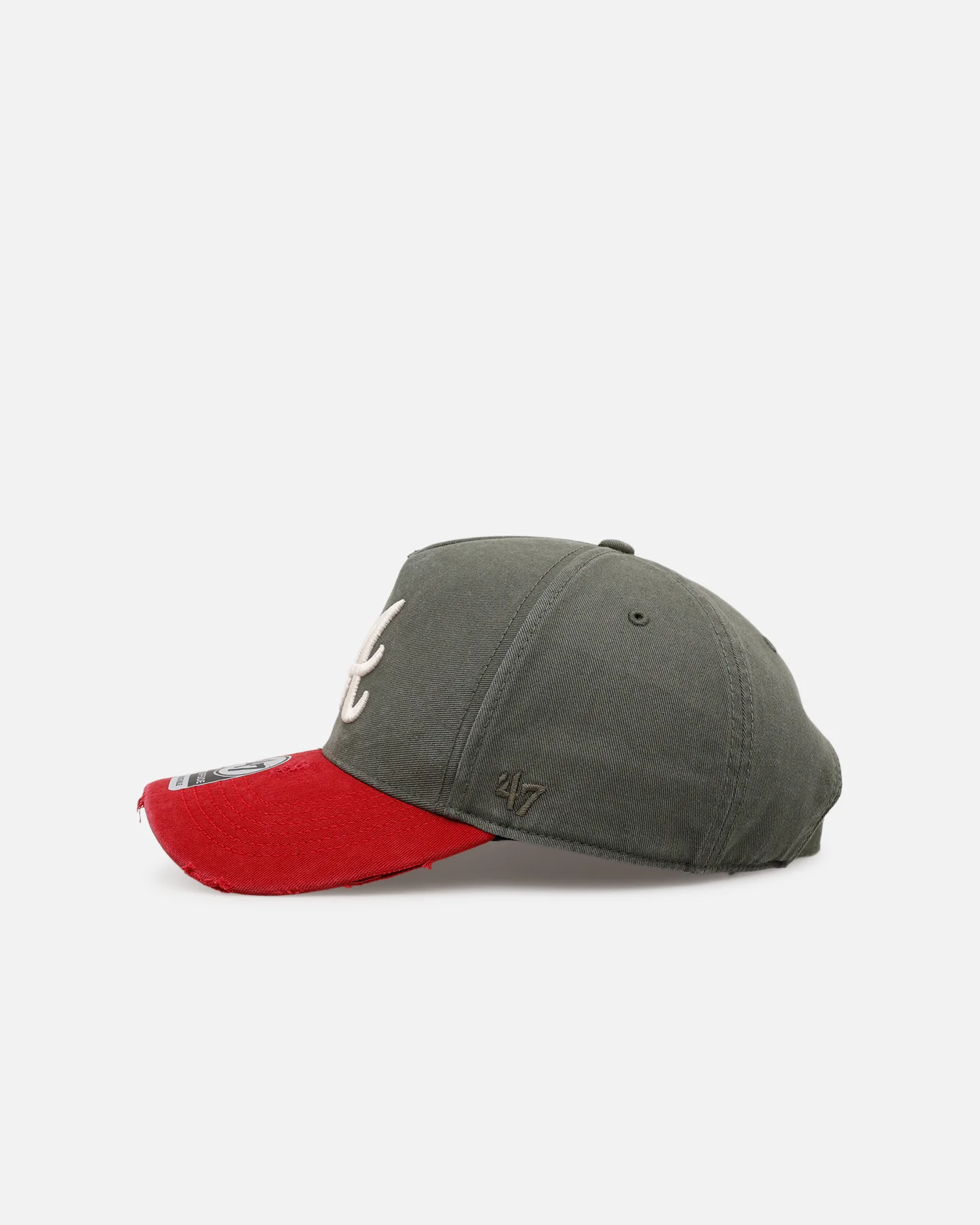 47 Brand Atlanta Braves 'Utilitarian' 47 Offside Strapback Moss - Image 4