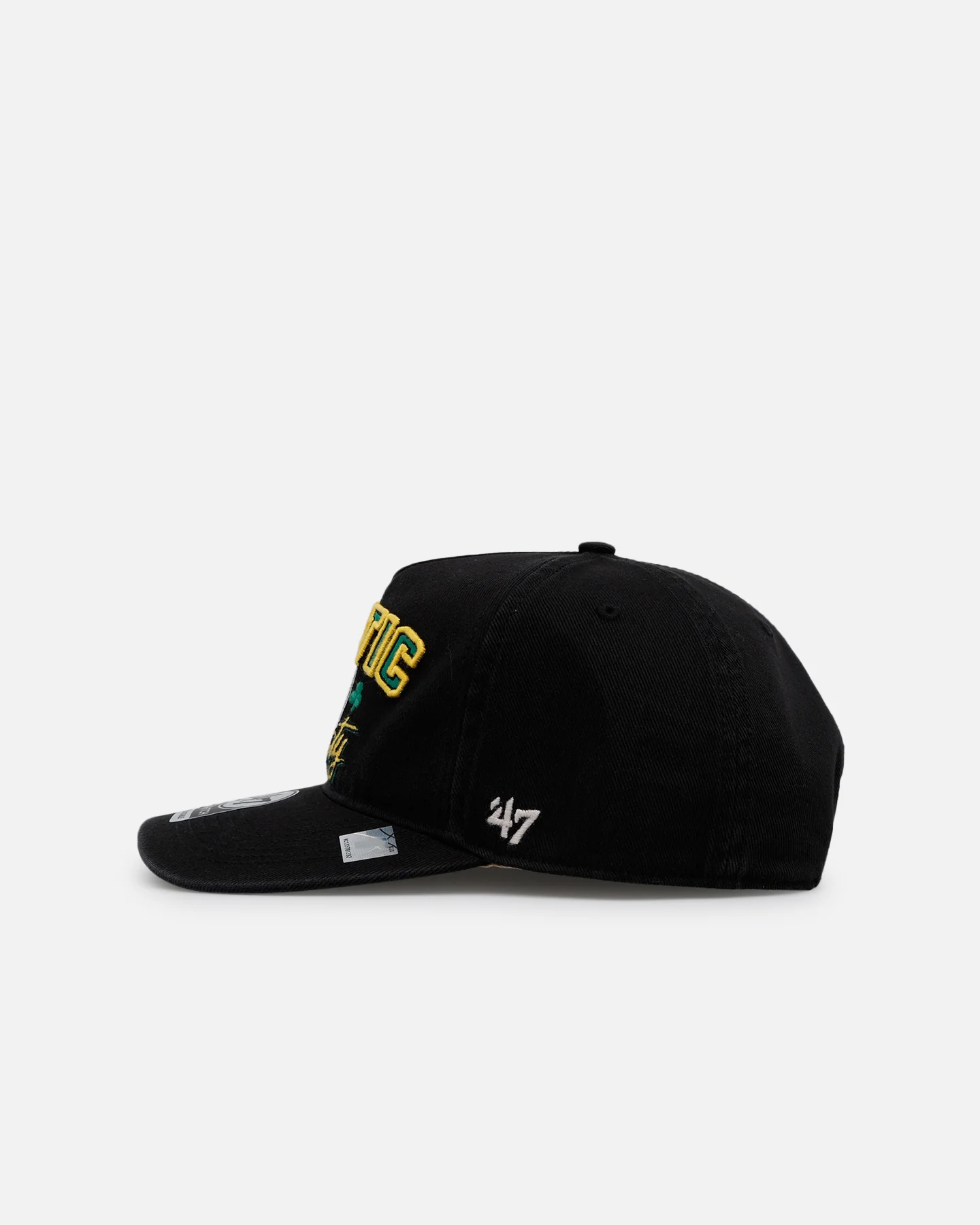 47 Brand Boston Celtics 'NBA Trophy Case' Premium Hitch Snapback Black - Image 4