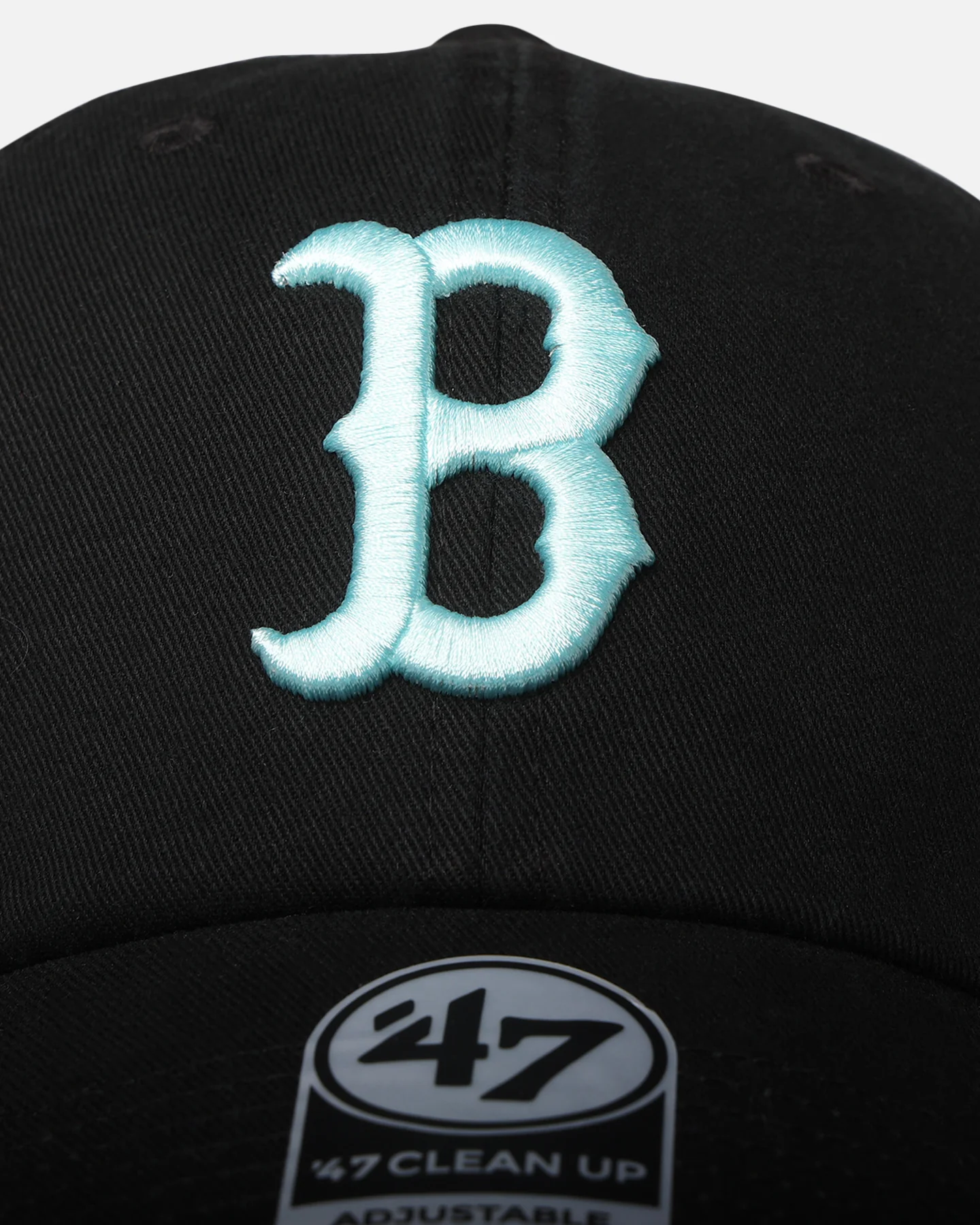 47 Brand Boston Red Sox 47 Clean Up Strapback Black/Turquoise - Image 5