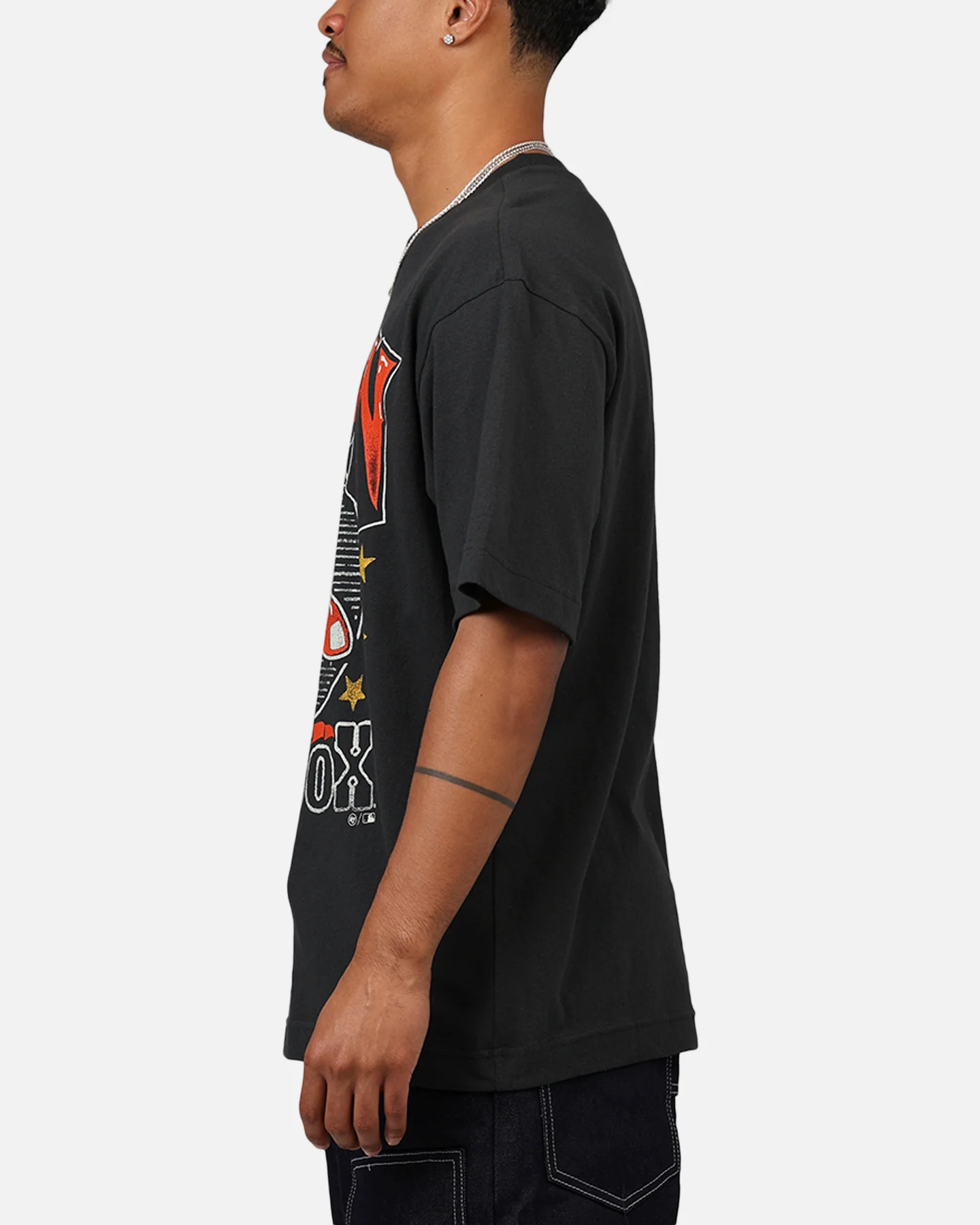 47 Brand Boston Red Sox 'MLB Trophy Case' Premium T-Shirt Black - Image 5