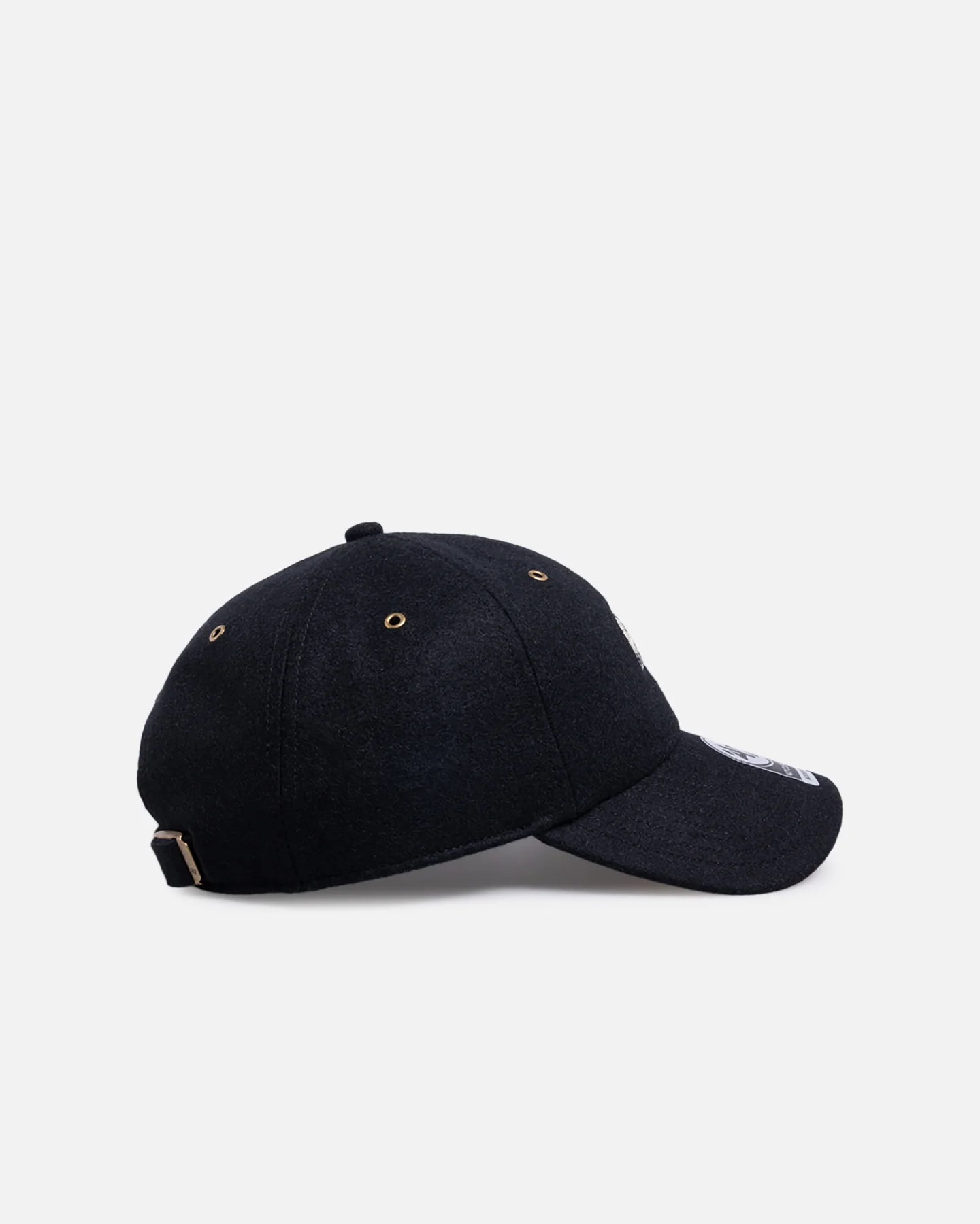 47 Brand Bulldog Wool 47 Clean Up Strapback Black - Image 3