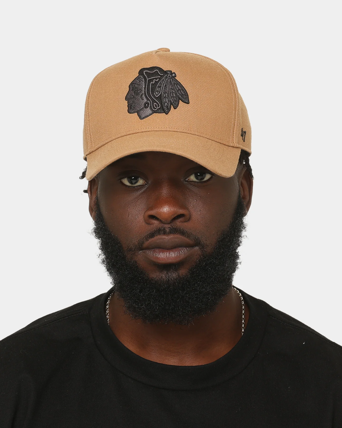 47 Brand Chicago Blackhawks Replica '47 MVP DT Snapback Camel - Image 8