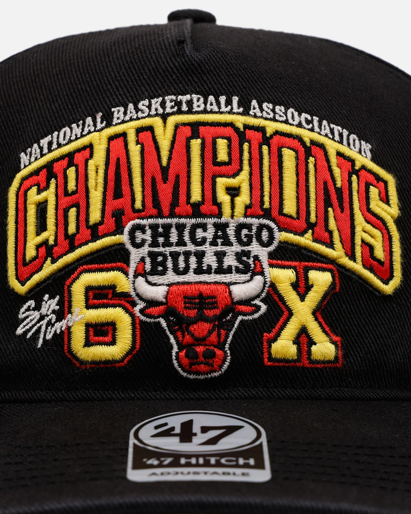 47 Brand Chicago Bulls 'NBA Trophy Case' Premium Hitch Snapback Black - Image 5