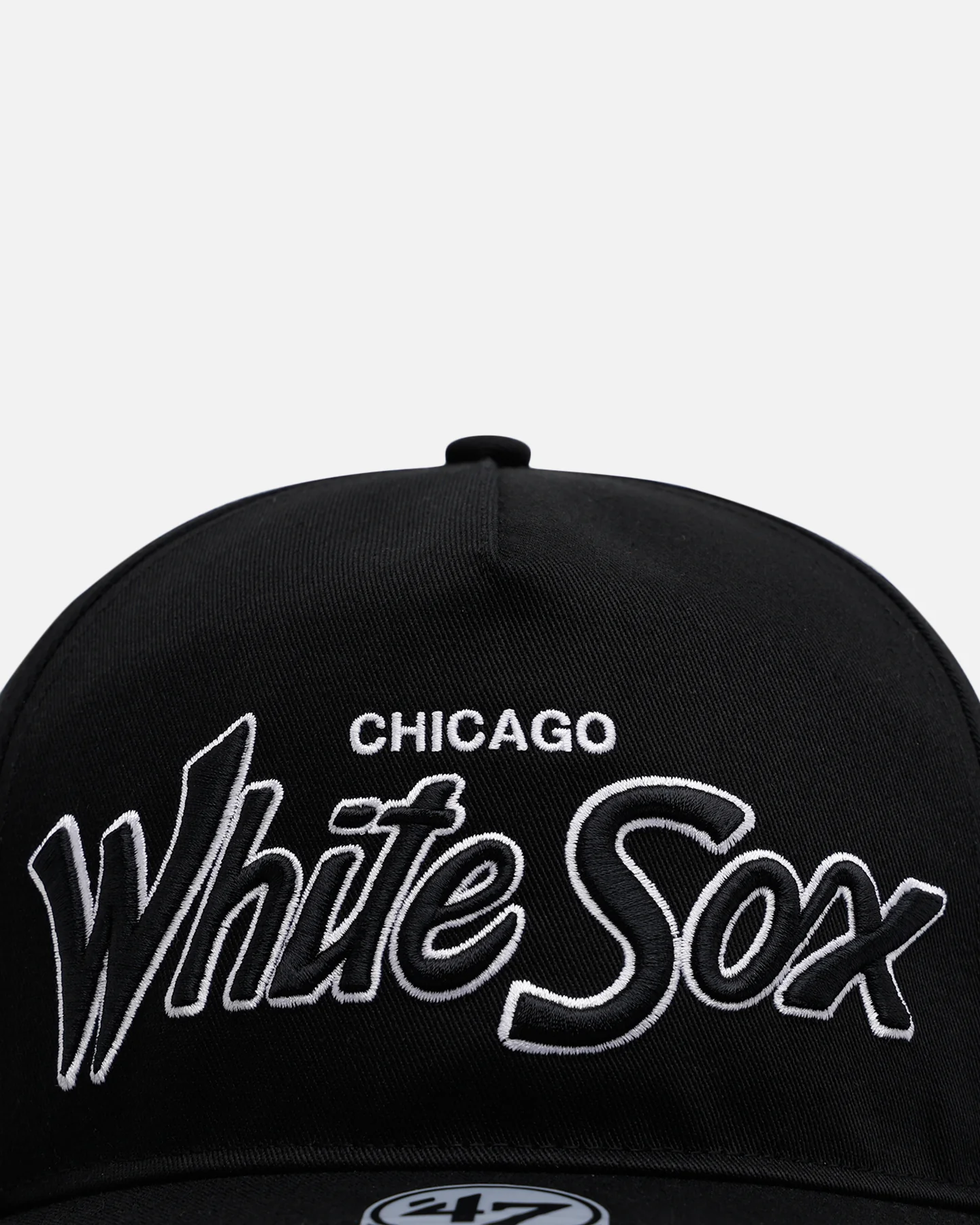 47 Brand Chicago White Sox 'Black Dome Script' 47 Hitch Snapback Black - Image 5