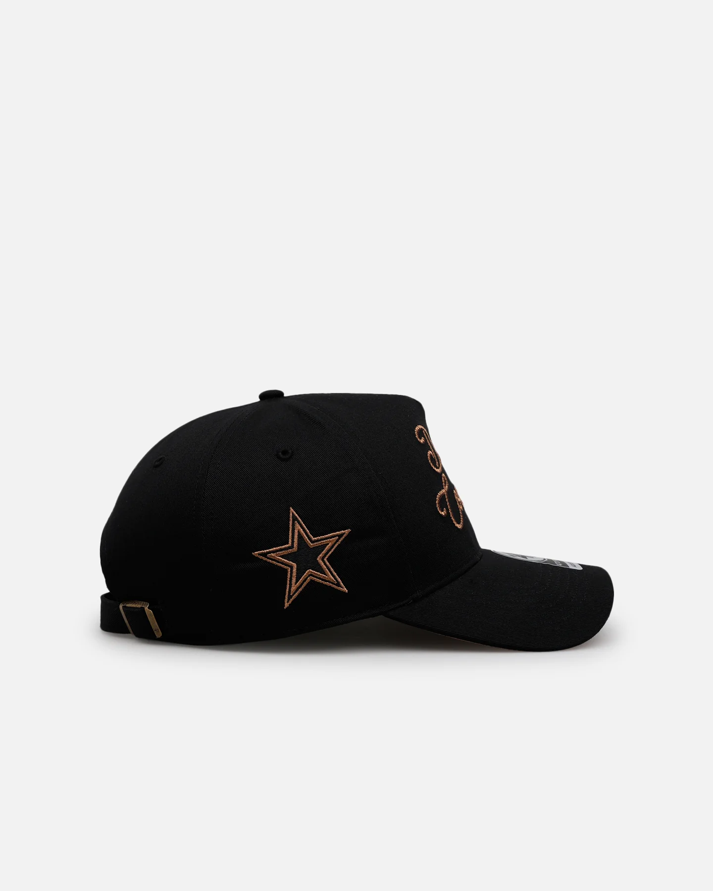 47 Brand Dallas Cowboys 'Round' 47 Offside Strapback Black - Image 3
