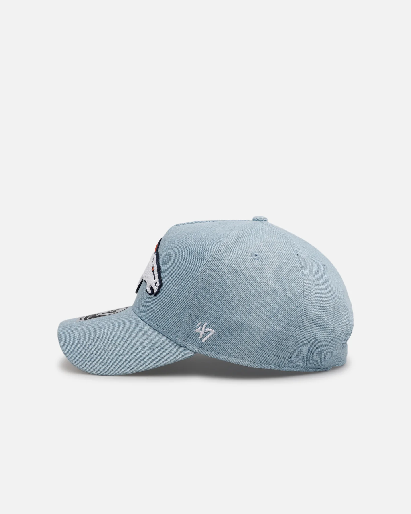 47 Brand Denver Broncos 'Denim Chenille' 47 Offside Strapback Denim - Image 4