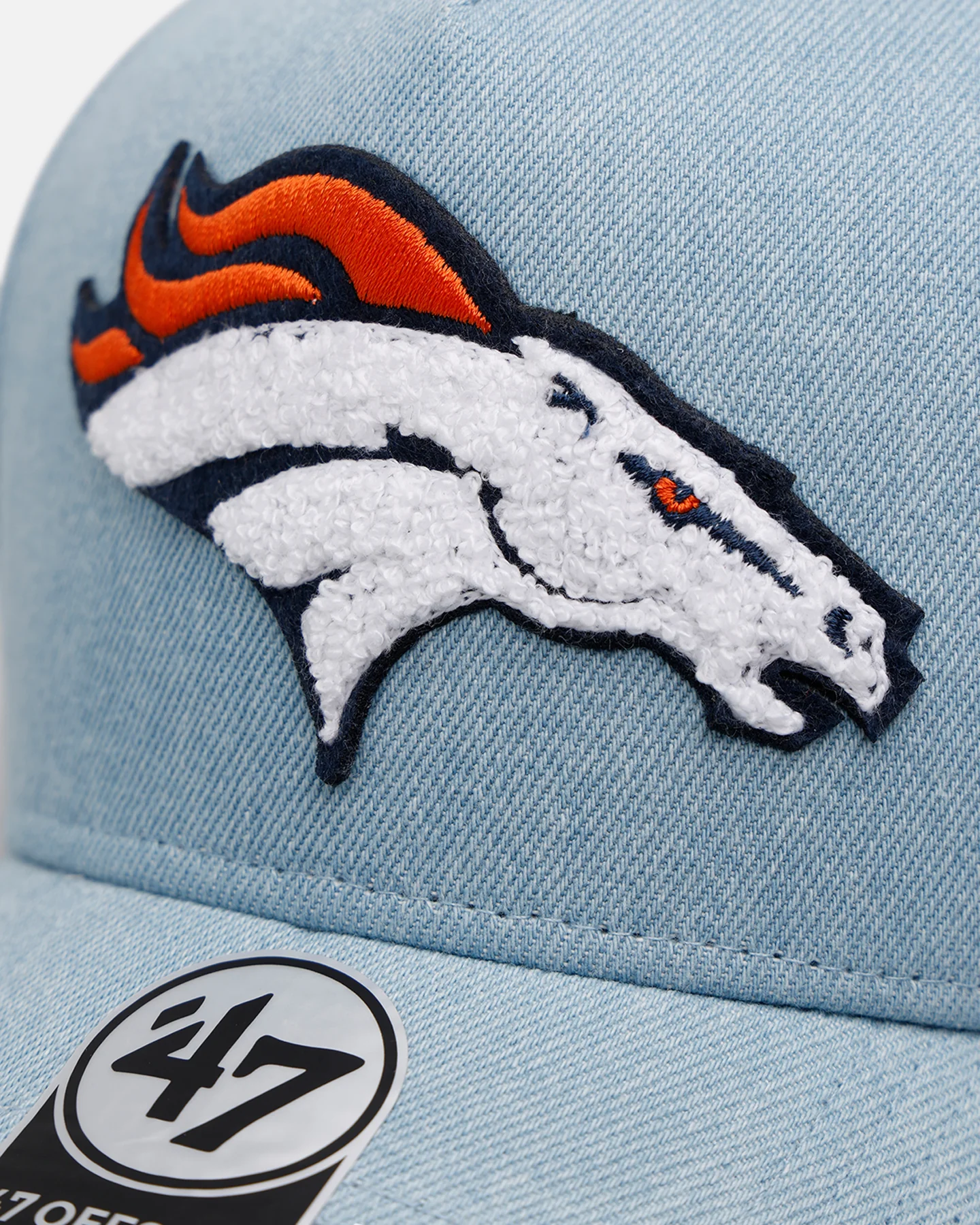47 Brand Denver Broncos 'Denim Chenille' 47 Offside Strapback Denim - Image 7
