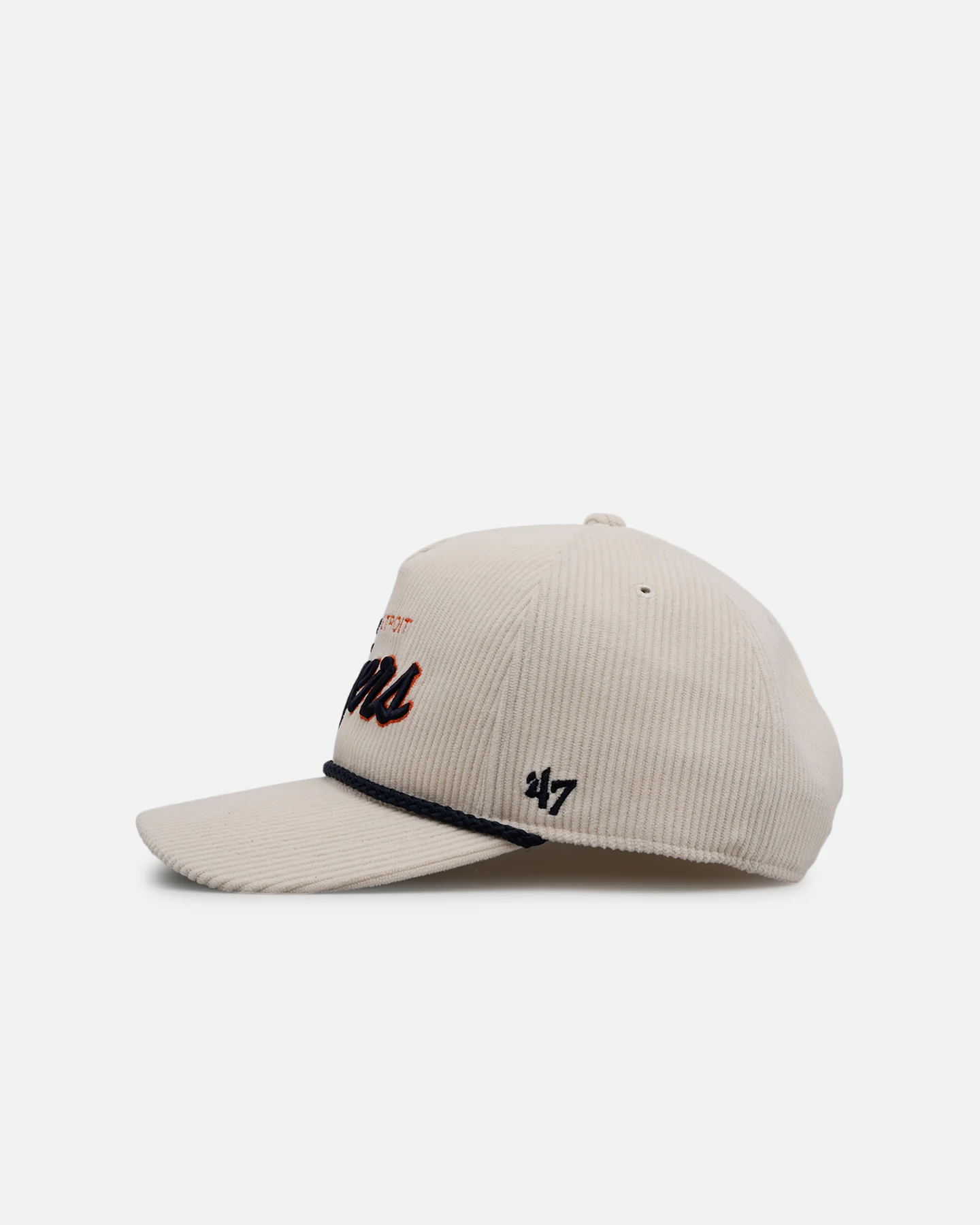 47 Brand Detroit Tigers 'Natural Script' Premium Hitch Corduroy Snapback Natural - Image 5