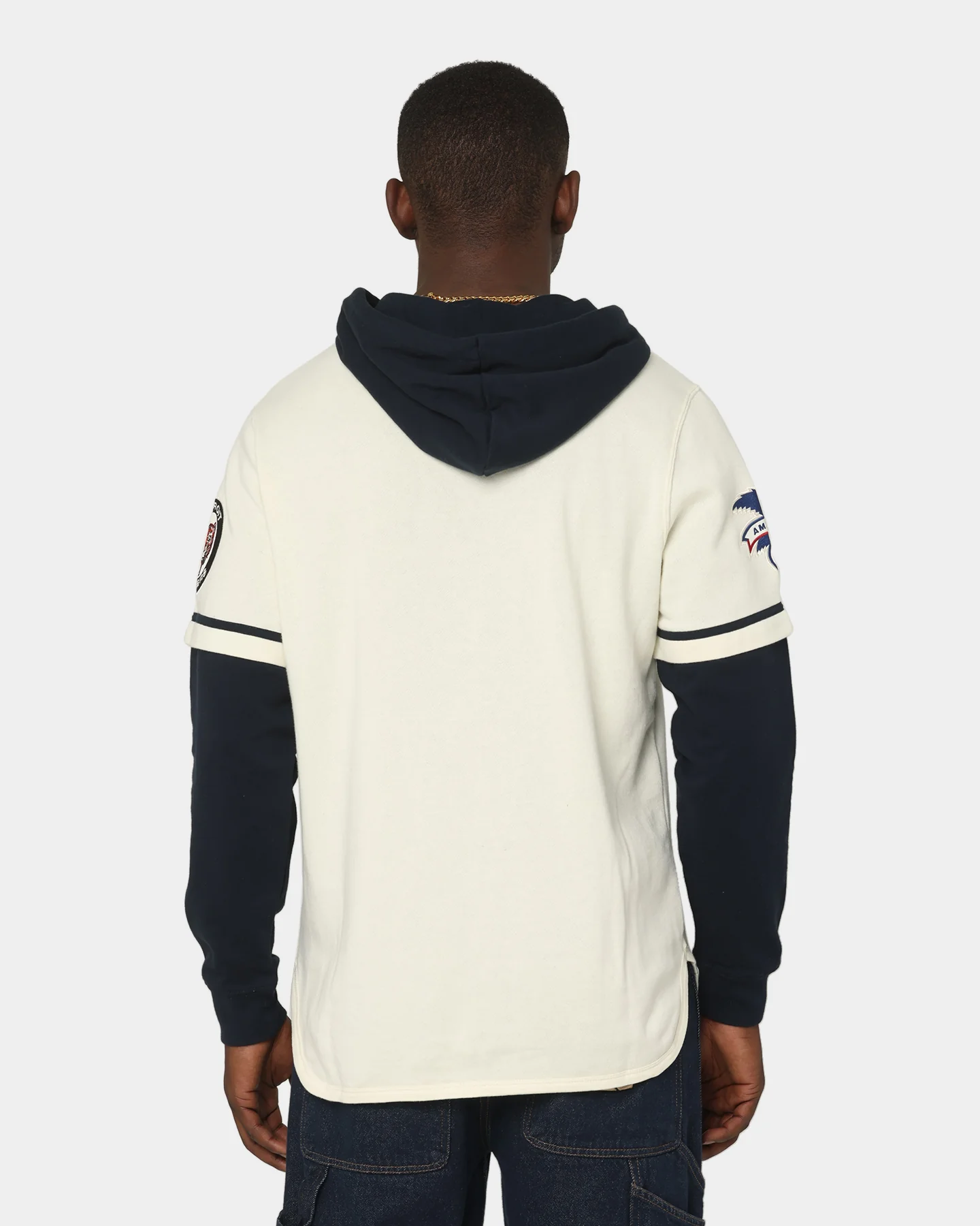 47 Brand Detroit Tigers Shortstop Hoodie Cream - Image 4