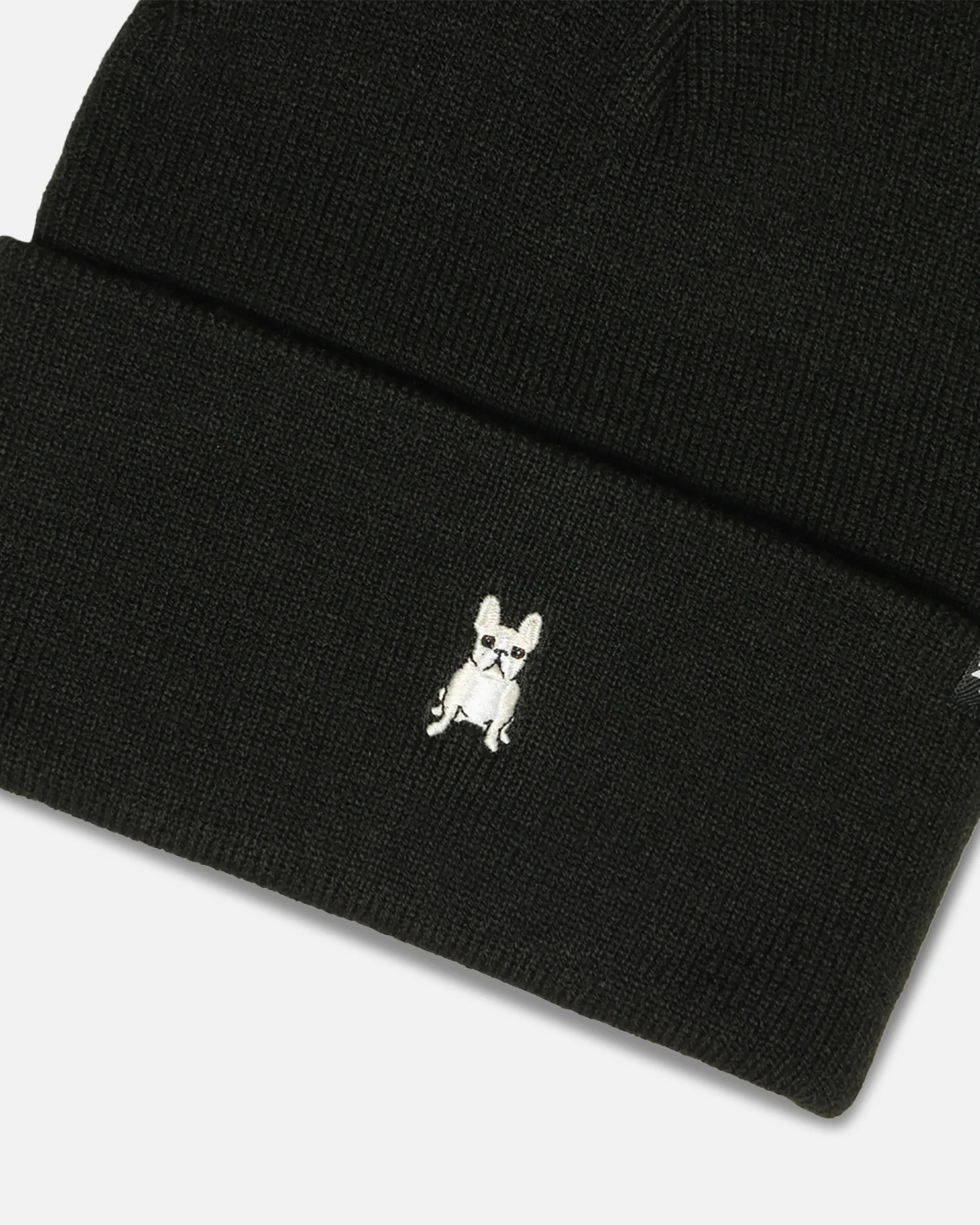 47 Brand French Bulldog 'Dog Collection' 47 Beanie Black - Image 2