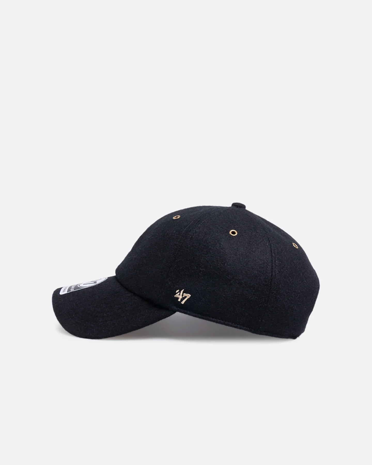 47 Brand German Shephard Wool 47 Clean Up Strapback Black - Image 4