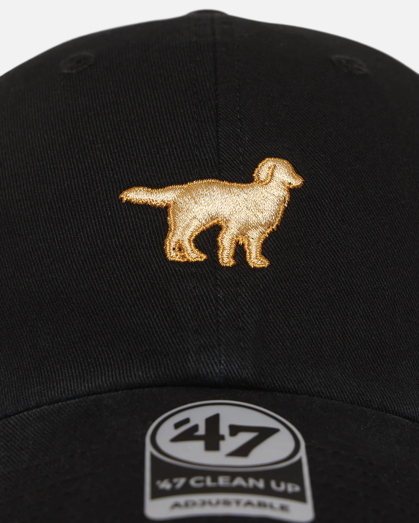 47 Brand Golden Retriever 'Dog Collection' 47 Clean Up Strapback Black - Image 5