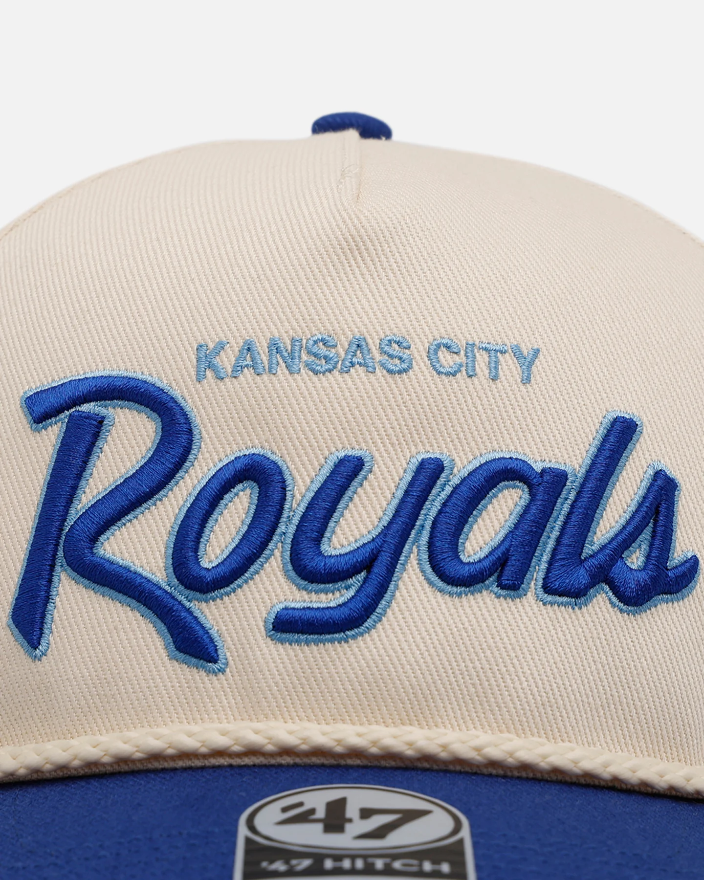 47 Brand Kansas City Royals 'MLB Opening Day' Script Hitch Snapback Natural - Image 5