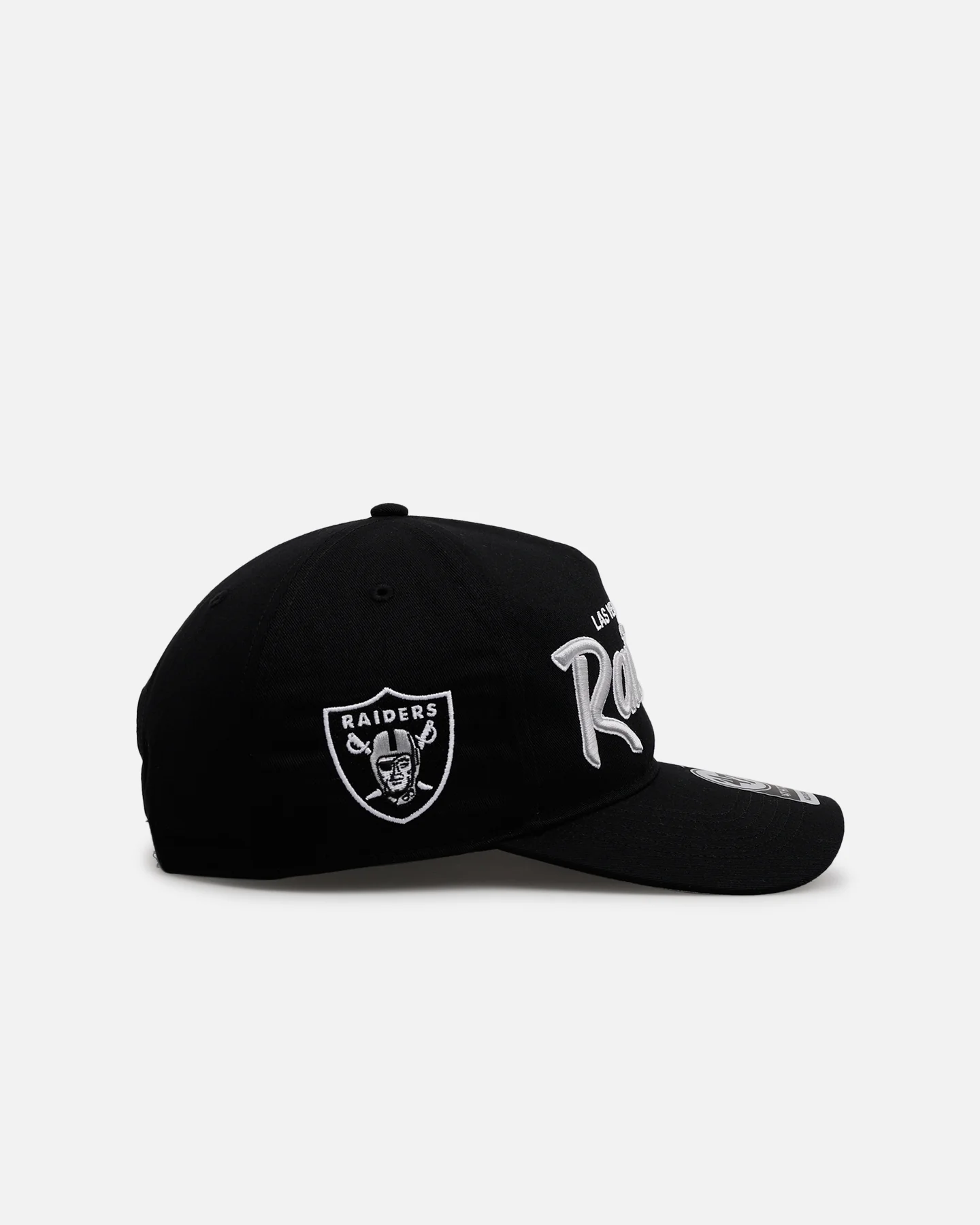 47 Brand Las Vegas Raiders 'Black Dome Script' 47 Hitch Snapback Black - Image 3