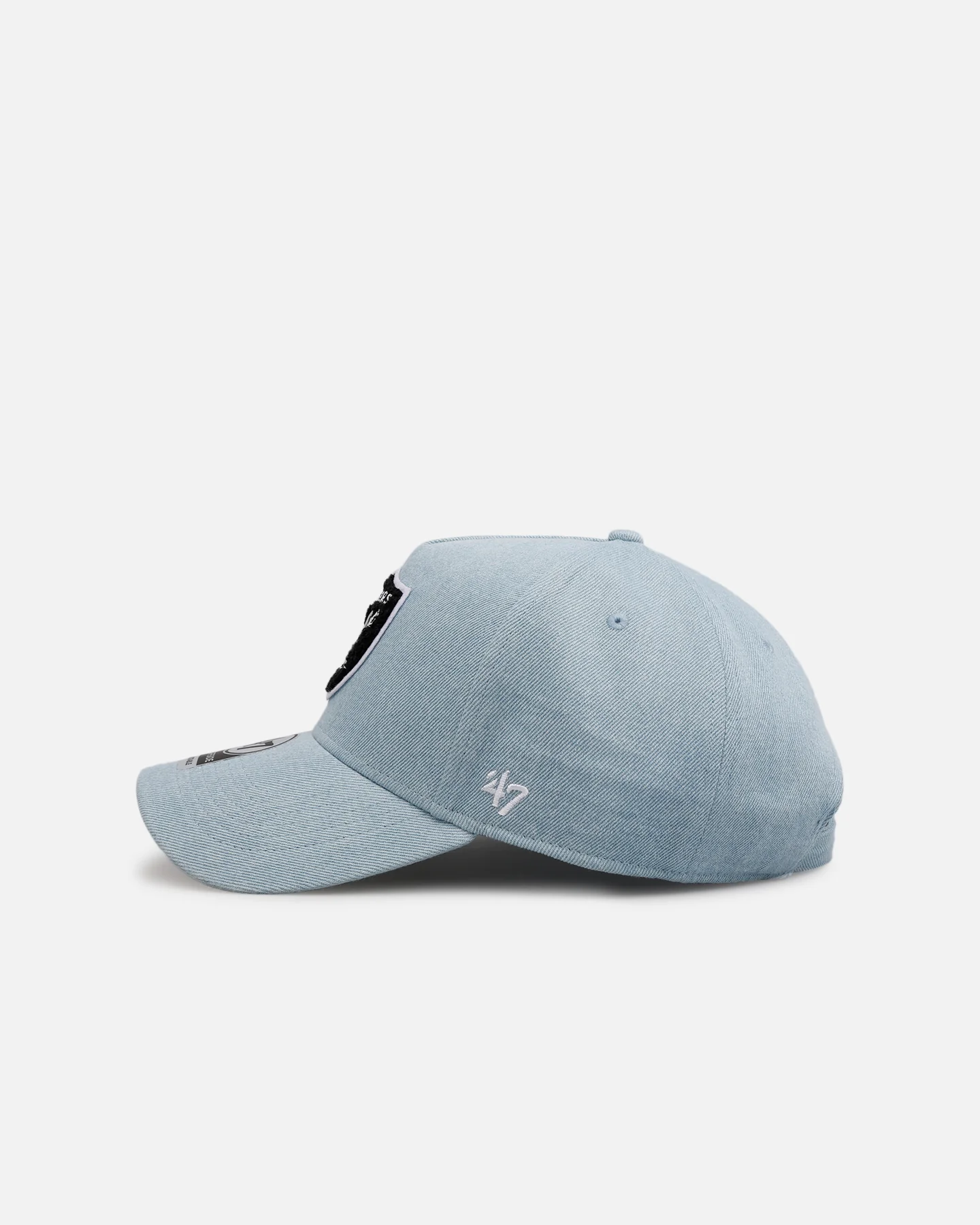 47 Brand Las Vegas Raiders 'Denim Chenille' 47 Offside Strapback Denim - Image 4