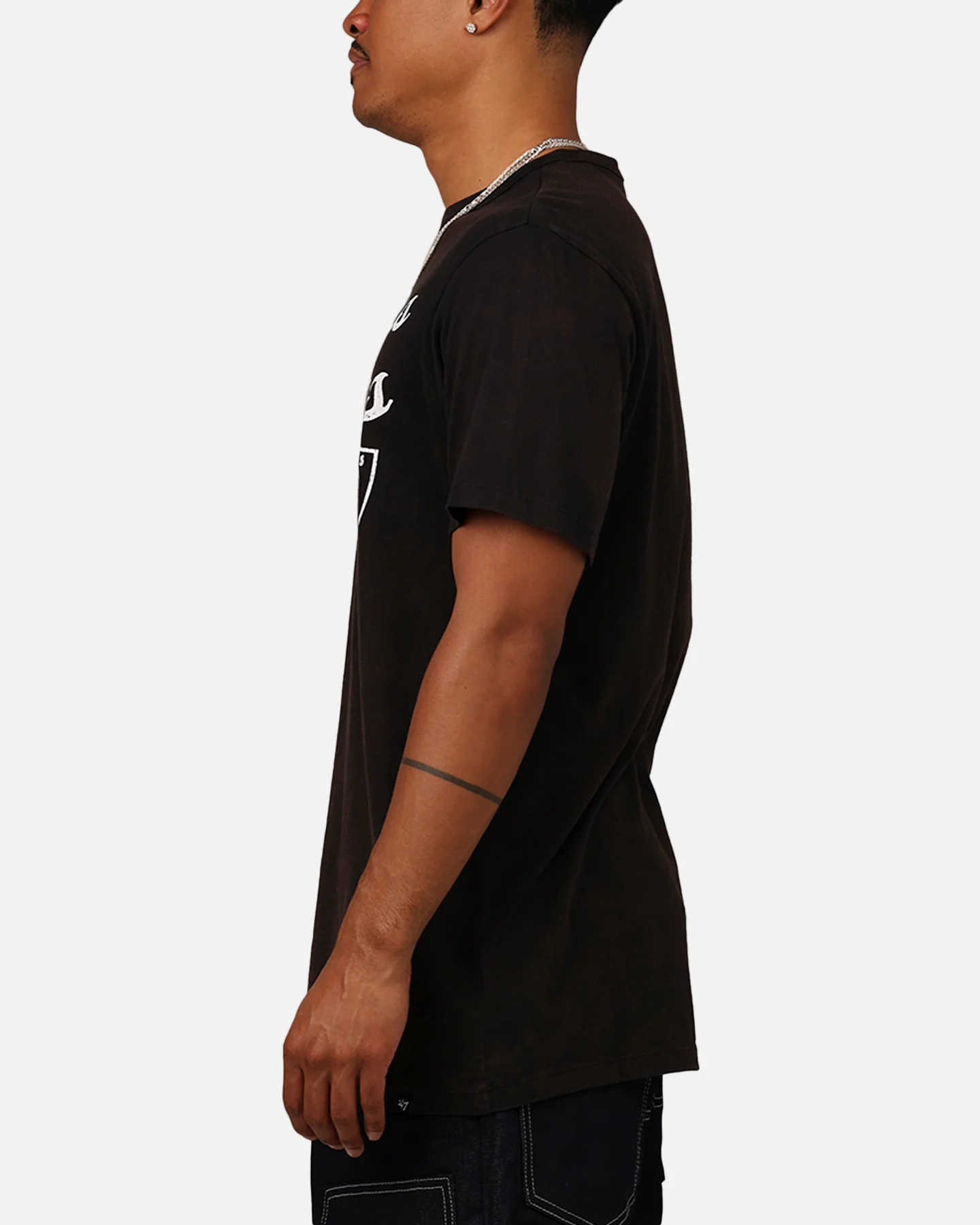 47 Brand Las Vegas Raiders Dusted T-Shirt Black - Image 5