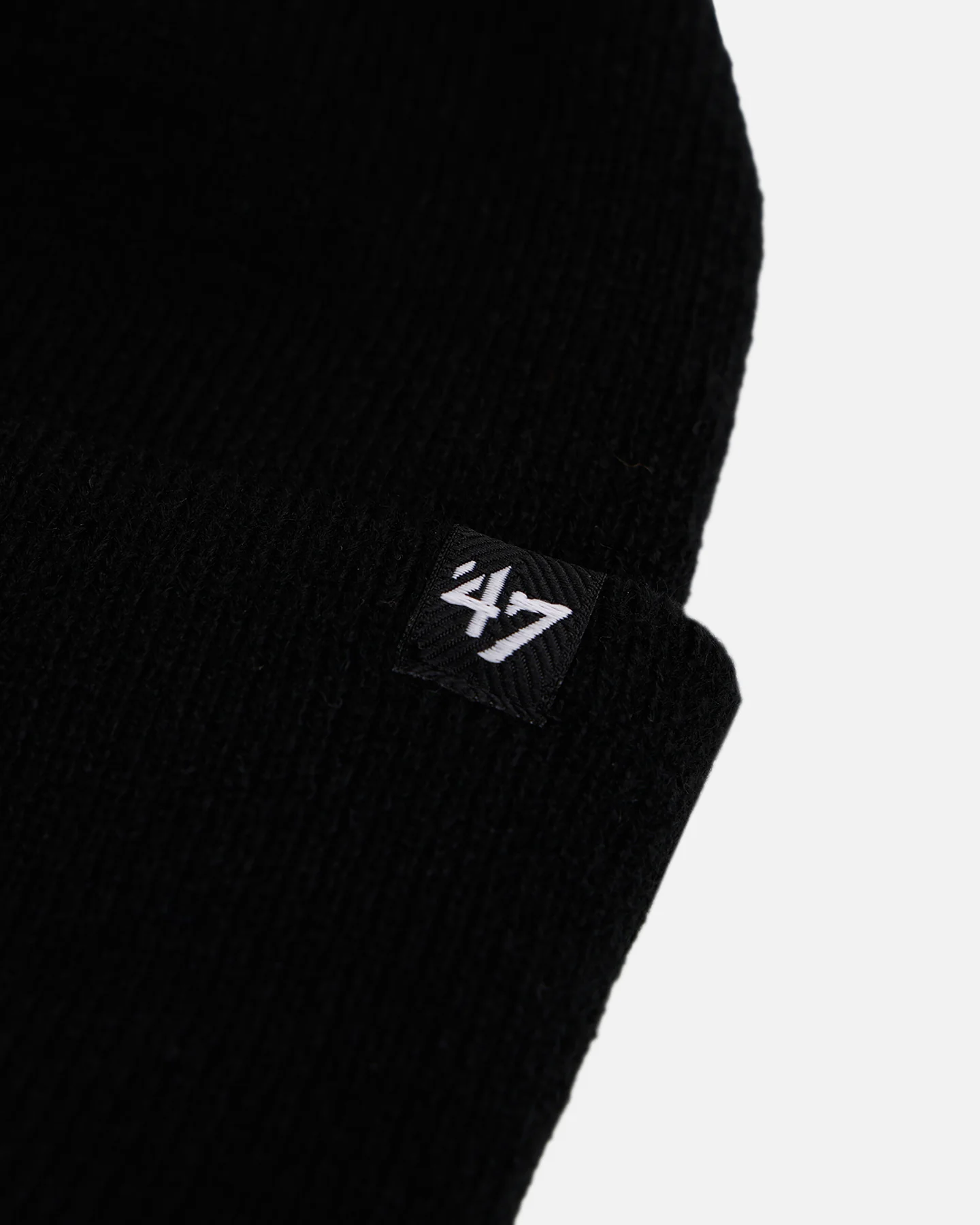 47 Brand Las Vegas Raiders Haymaker Cuff Knit Beanie Black/White - Image 7