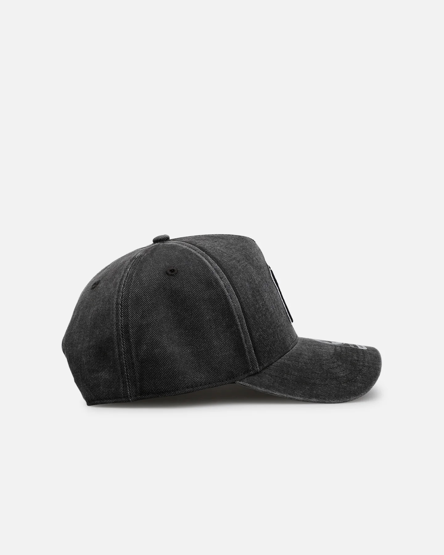 47 Brand Los Angeles Angels 'Washed Black' Offside DT Snapback Washed Black - Image 3