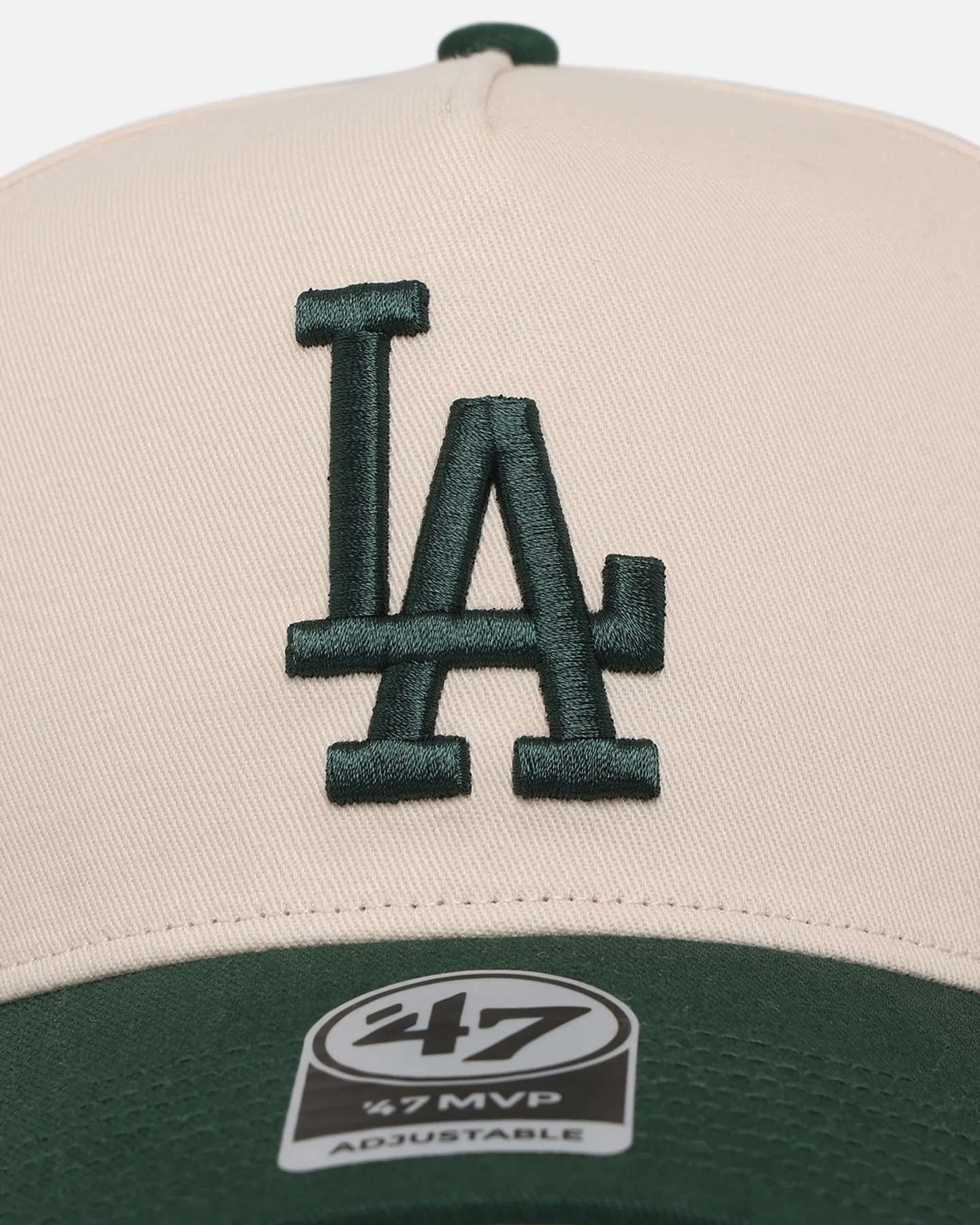 47 Brand Los Angeles Dodgers 'Two-Tone Dodgers' 47 MVP DT Snapback Natural/Dark Green - Image 5