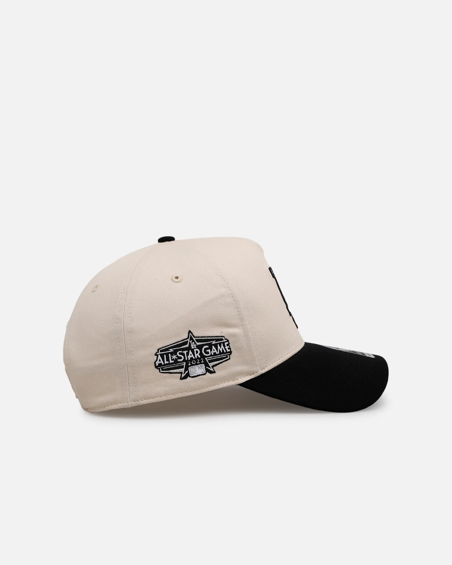 47 Brand Los Angeles Dodgers 'Herringbone' 47 Offside Snapback Natural/Black - Image 3