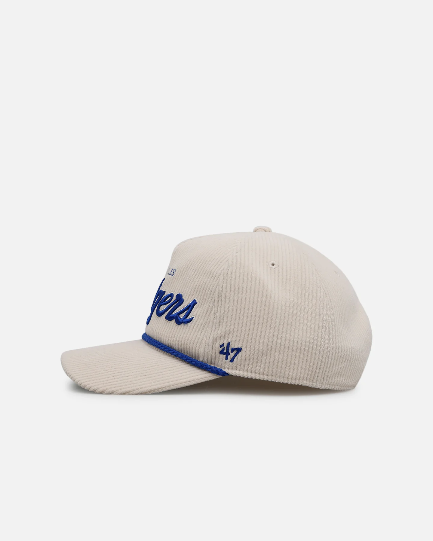 47 Brand Los Angeles Dodgers 'Natural Script' Premium Hitch Corduroy Snapback Natural - Image 5