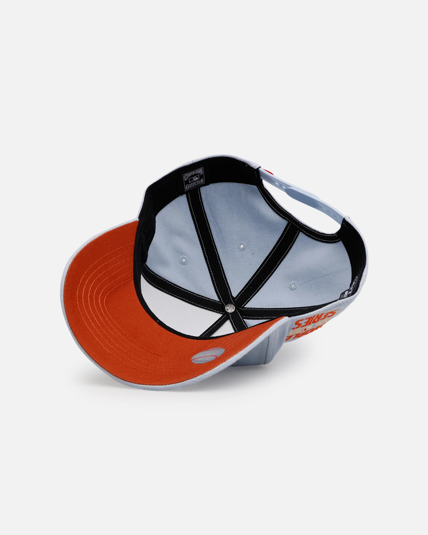 47 Brand Los Angeles Dodgers 'Overstitch' 47 Offside Snapback Light Blue - Image 6