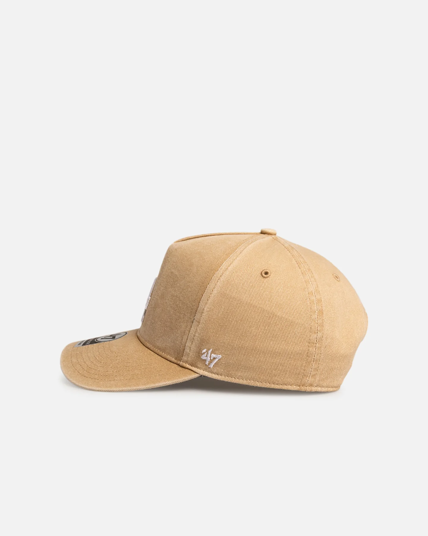 47 Brand Los Angeles Dodgers 'Raised Chain' 47 Offside Snapback Khaki - Image 4