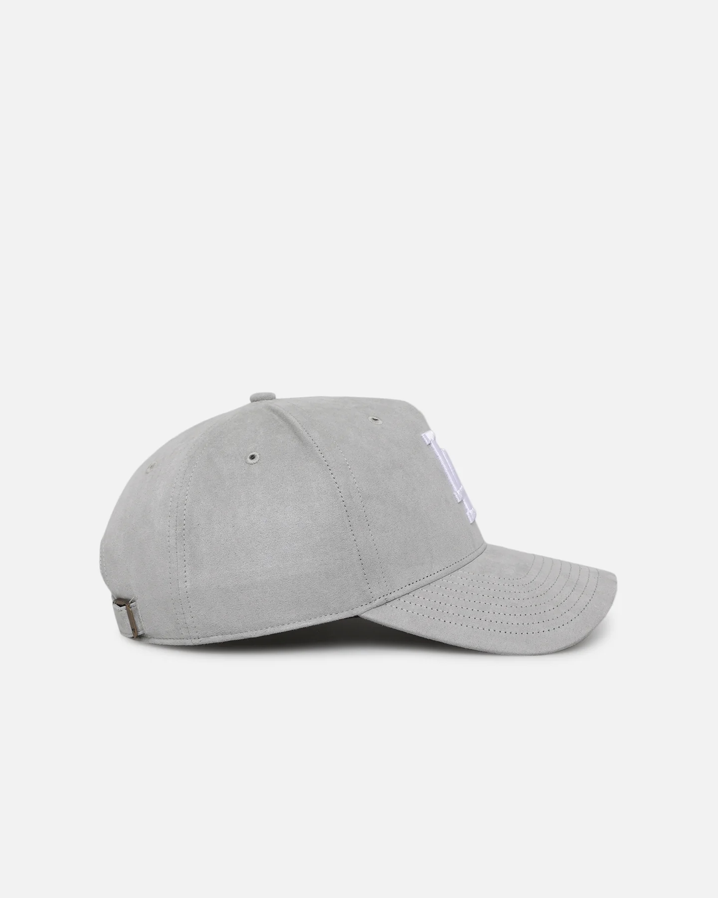 47 Brand Los Angeles Dodgers 'Ultrasuede' '47 MVP DT Strapback Gray/White - Image 3