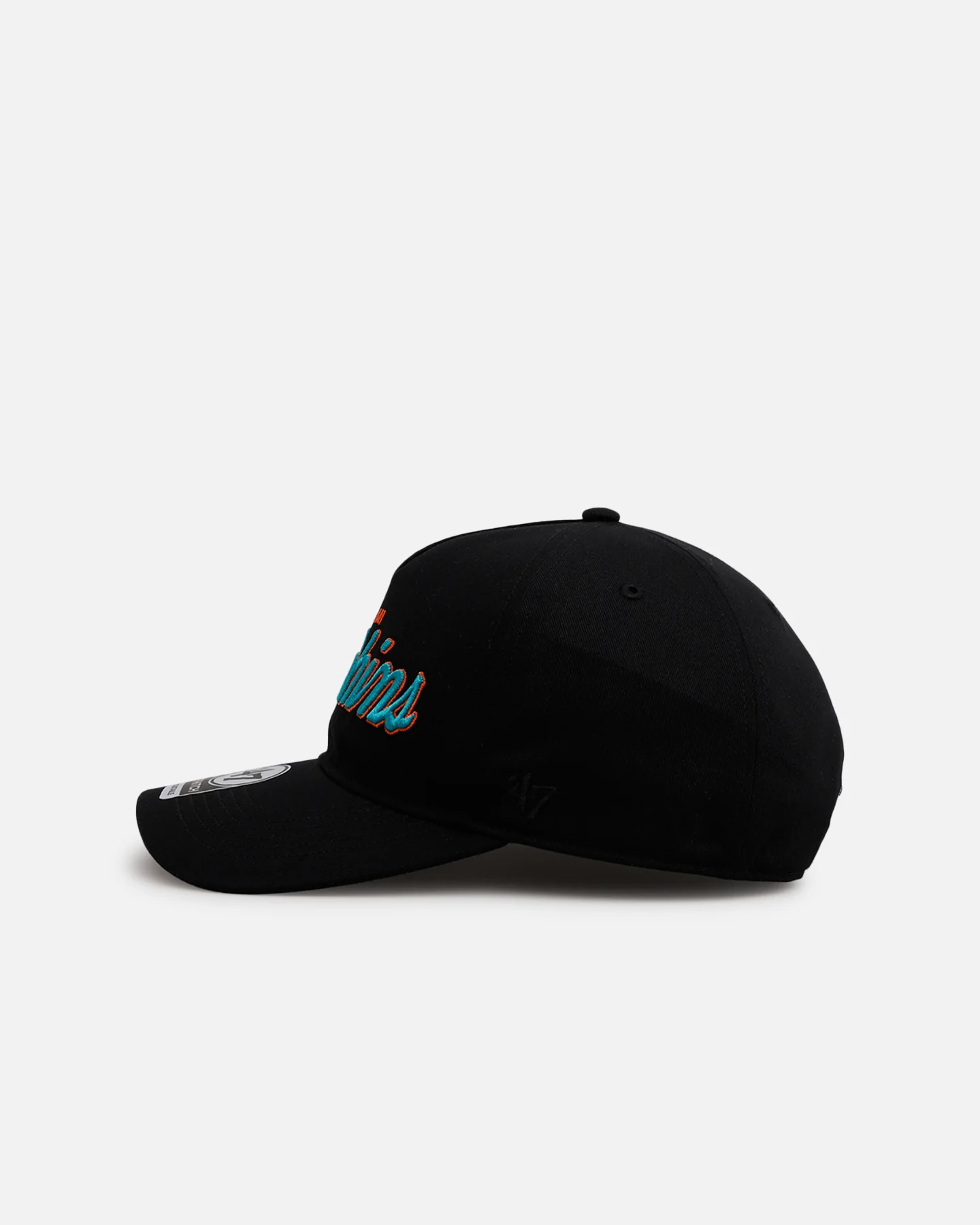 47 Brand Miami Dolphins 'Black Dome Script' 47 Hitch Snapback Black - Image 4