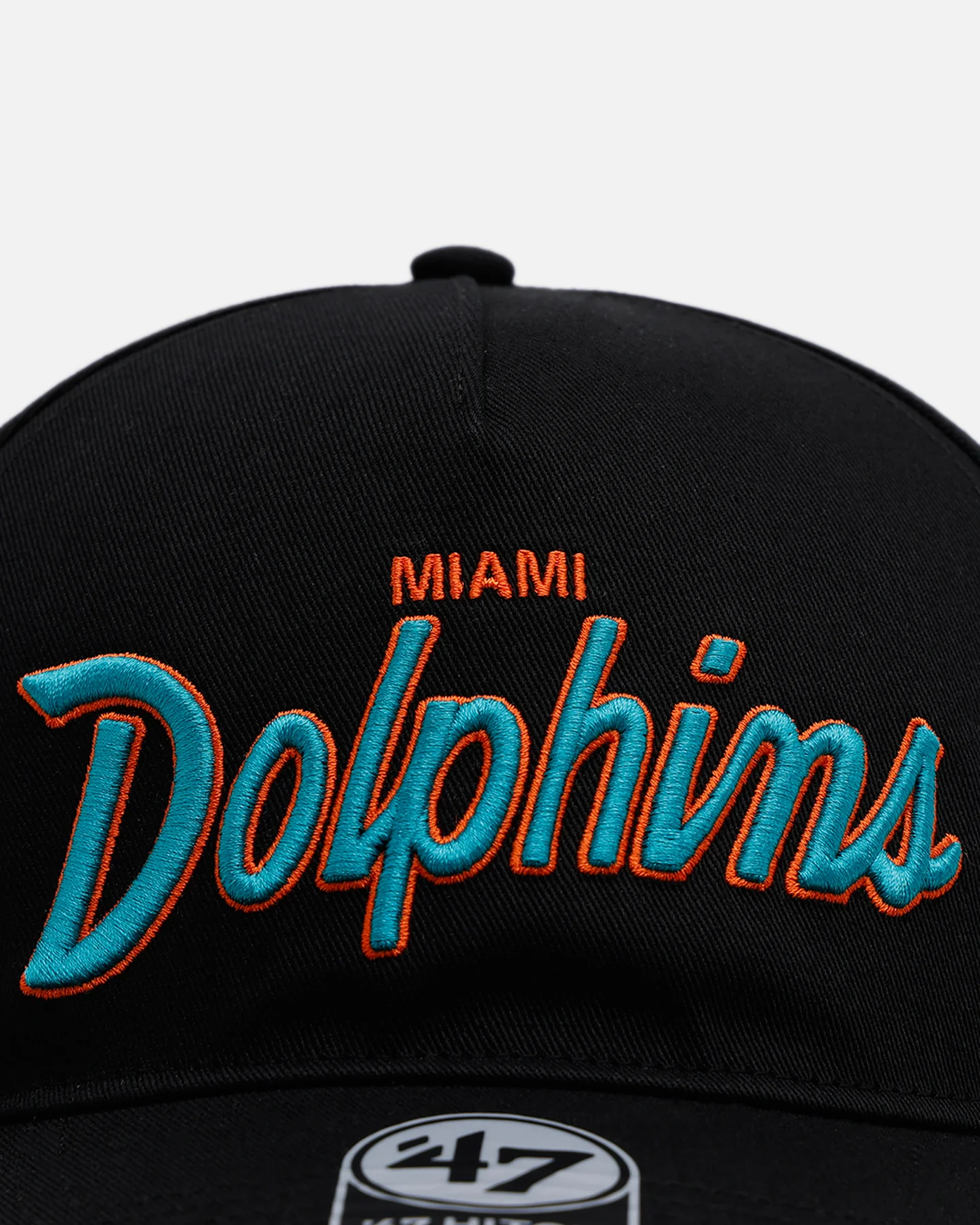 47 Brand Miami Dolphins 'Black Dome Script' 47 Hitch Snapback Black - Image 5
