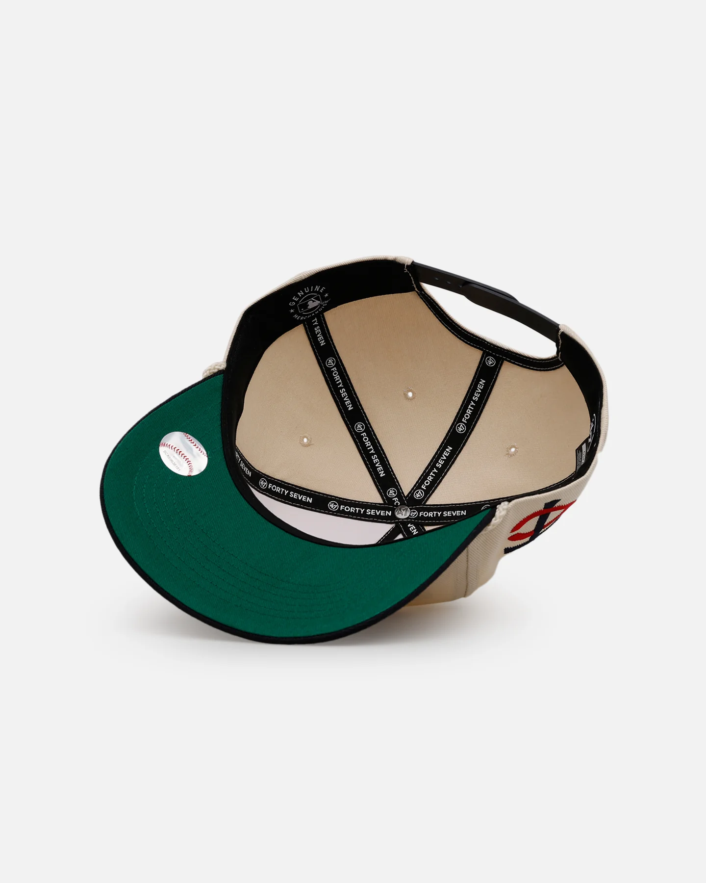 47 Brand Minnesota Twins 'MLB Opening Day' Script Hitch Snapback Natural - Image 6