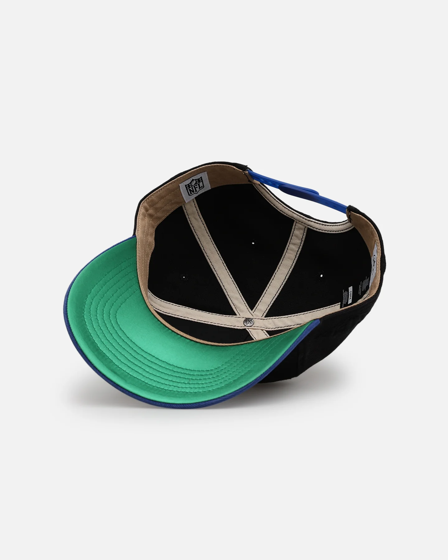 47 Brand New England Patriots 'NFL Trophy Case' Premium Hitch Snapback Black/Blue - Image 6