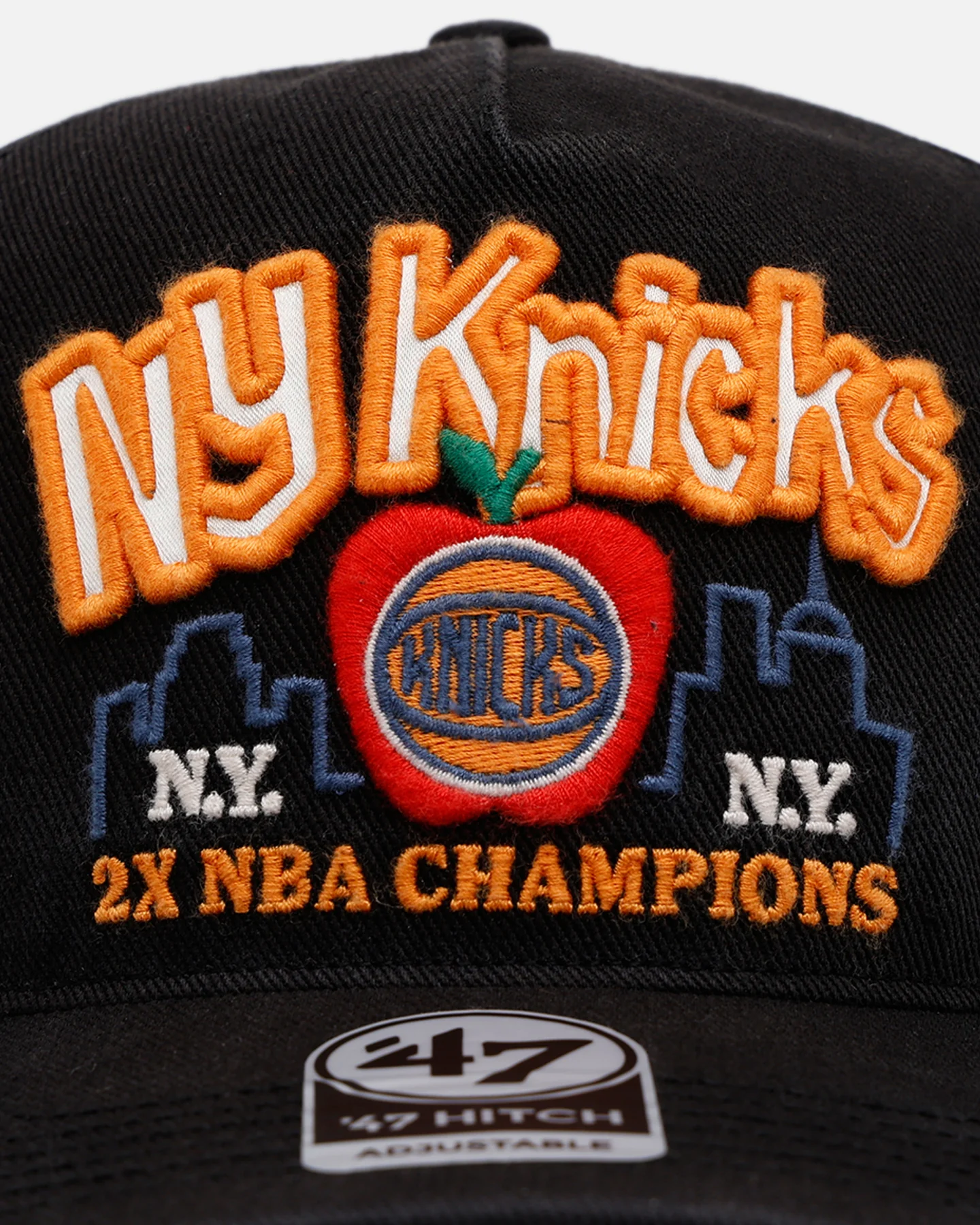 47 Brand New York Knicks 'NBA Trophy Case' Premium Hitch Snapback Black - Image 5
