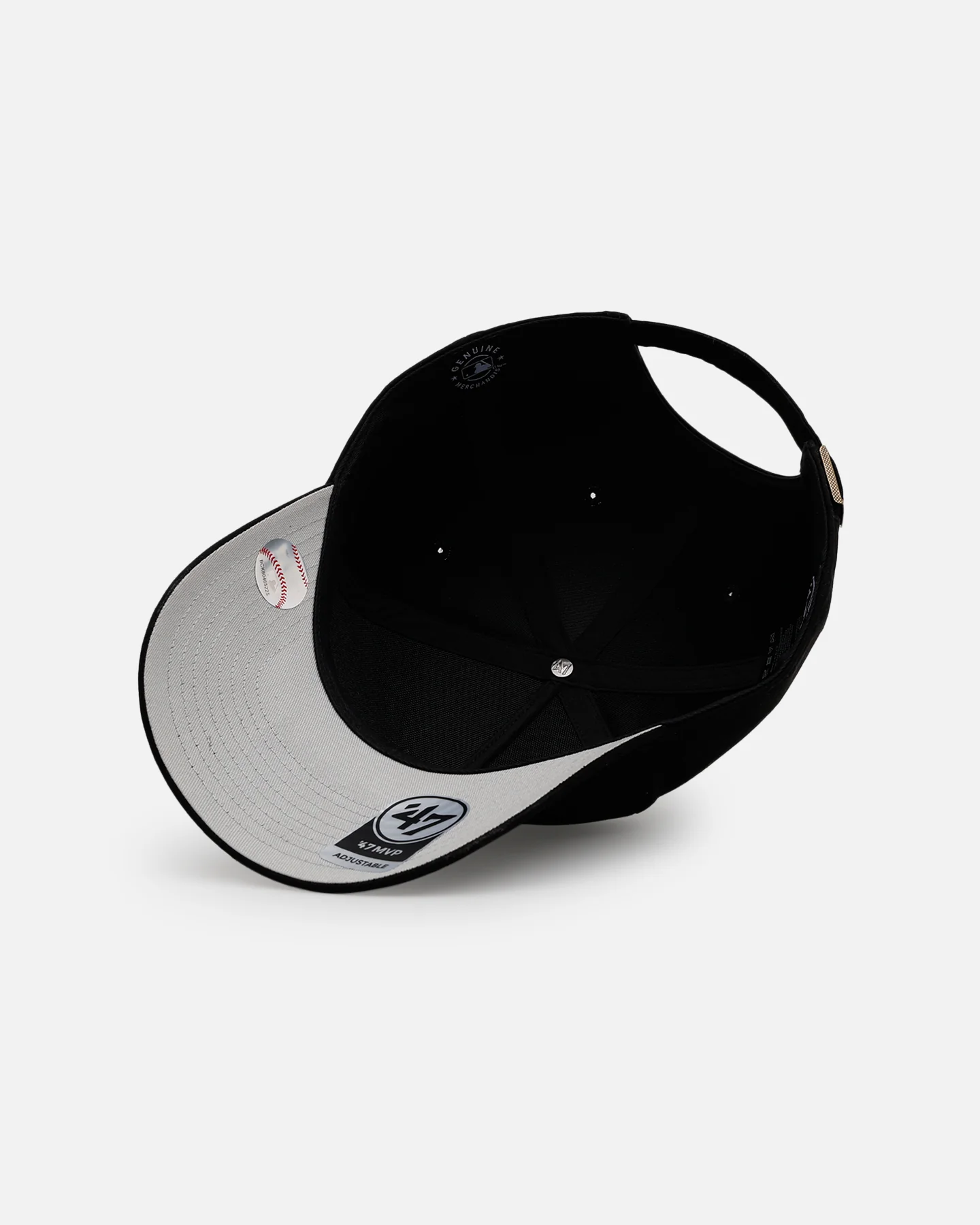 47 Brand New York Mets 'Ultrasuede' 47 MVP Strapback Black/White - Image 7