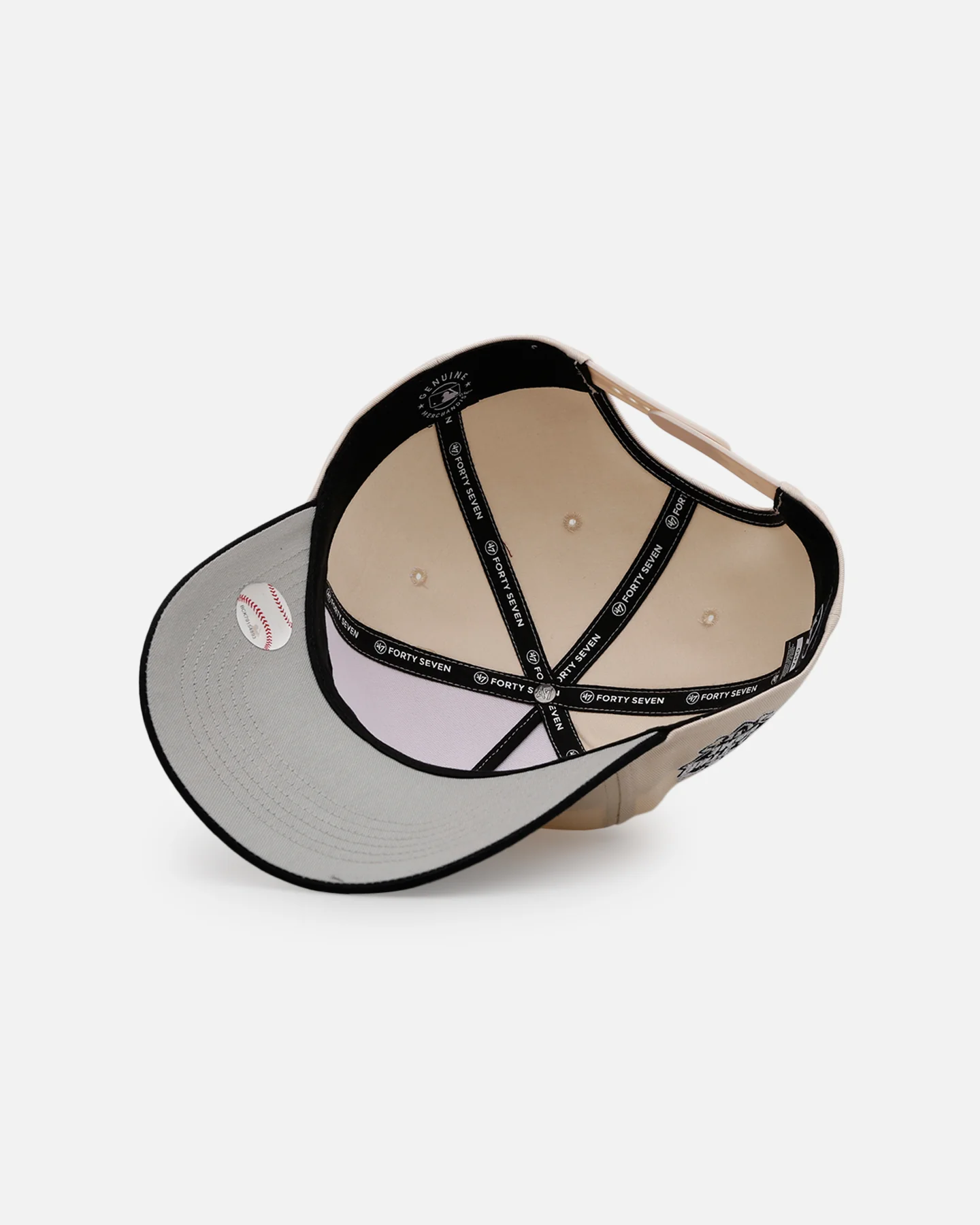 47 Brand San Diego Padres 'Herringbone' 47 Offside Snapback Natural/Black - Image 6