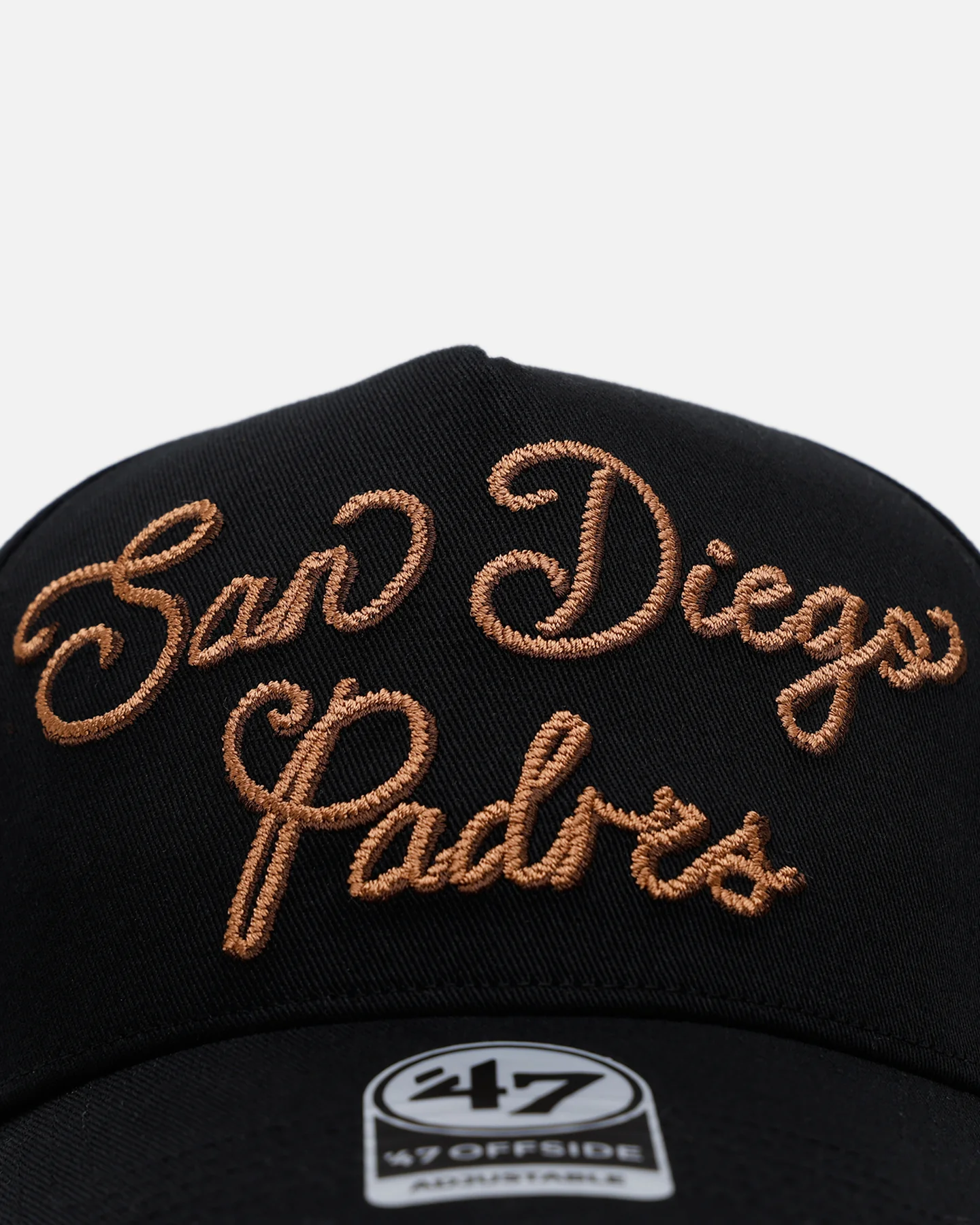 47 Brand San Diego Padres 'Round Em Up' '47 Offside Snapback Black - Image 5