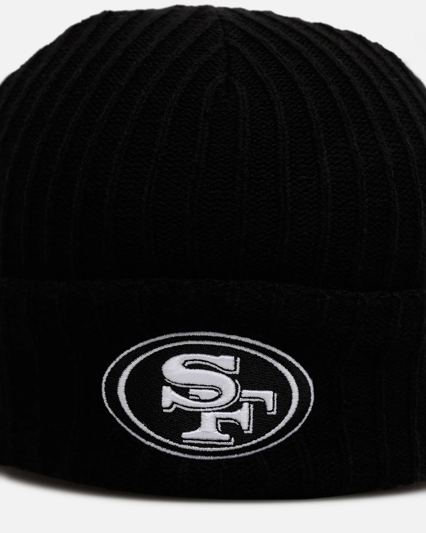 47 Brand San Francisco 49ers Harbor Cuff Knit Beanie Black - Image 5
