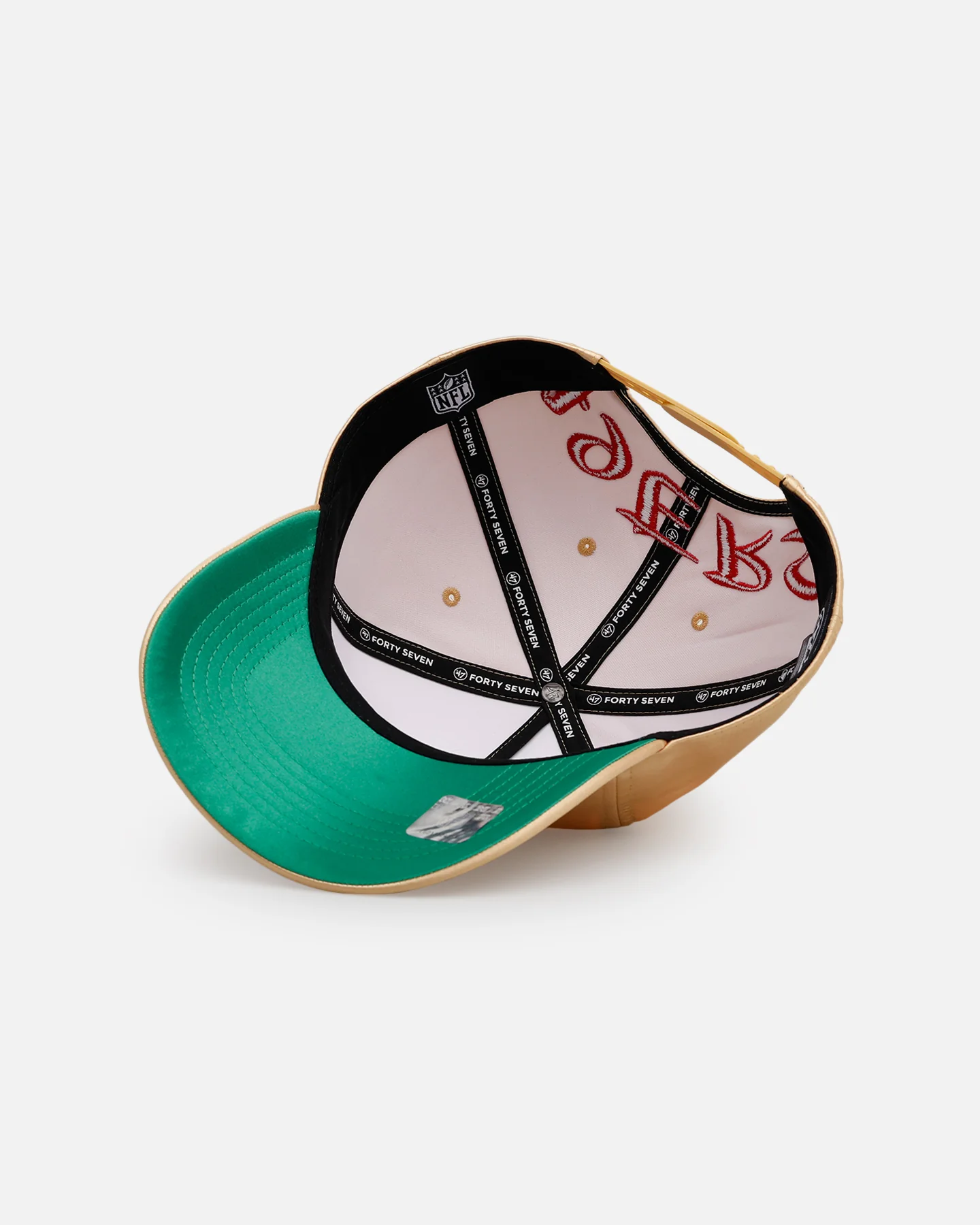 47 Brand San Francisco 49ers 'Silky Way' 47 Hitch Snapback Light Gold - Image 7