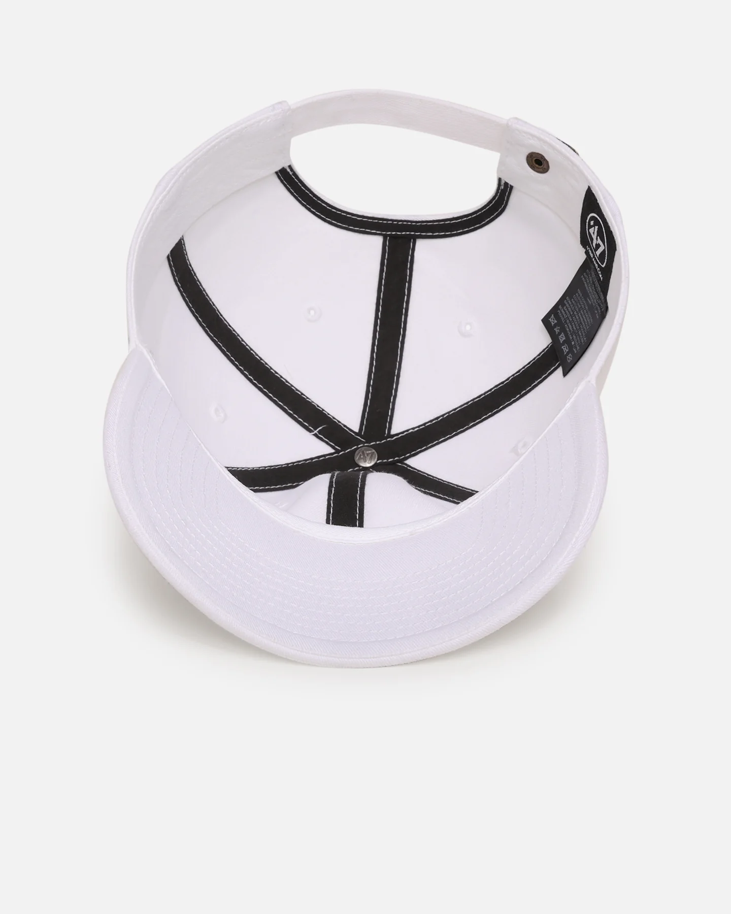 47 Brand Schnauzer 'Dog Collection' 47 Clean Up Strapback White - Image 6