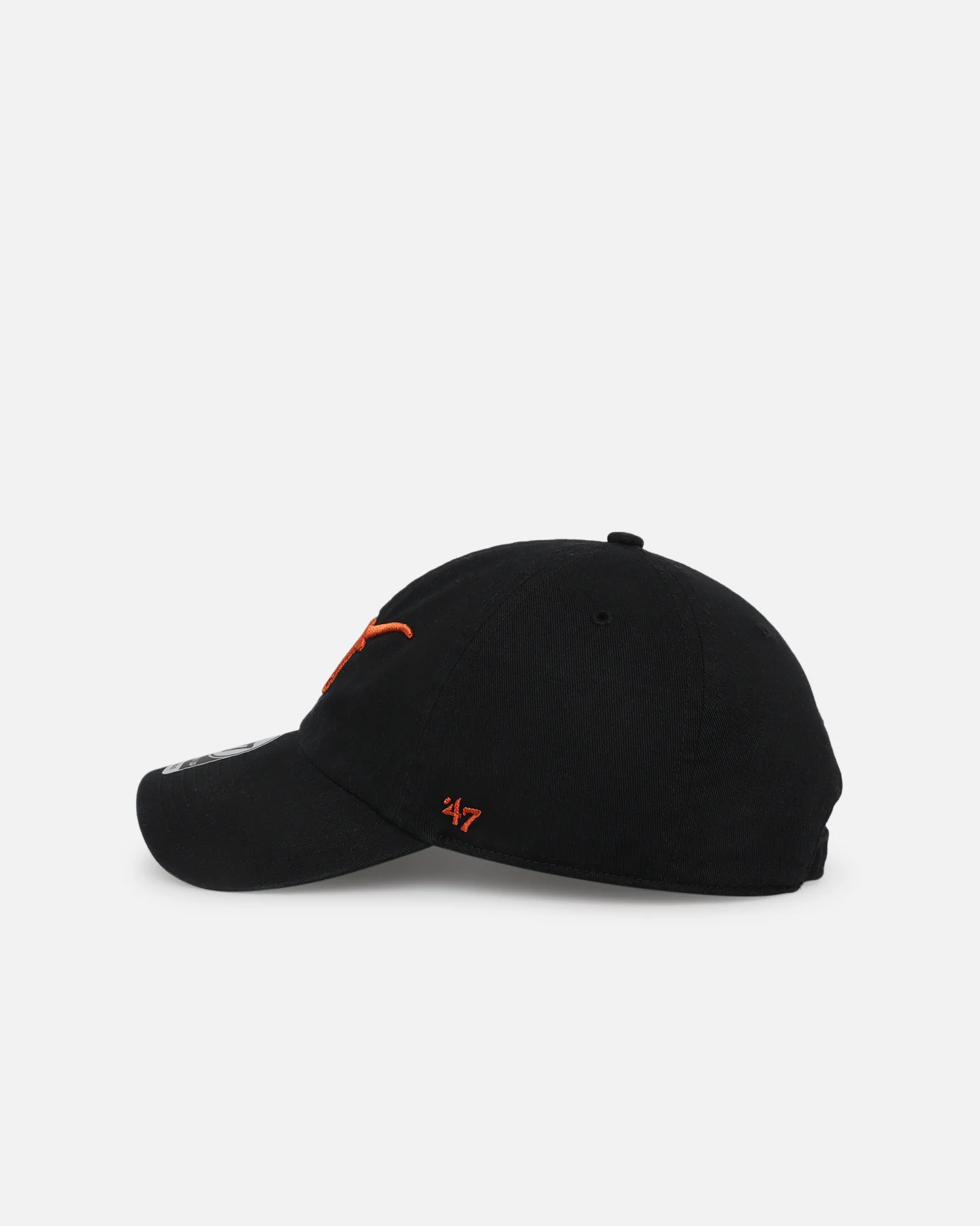 47 Brand Texas Longhorns 47 Clean Up Strapback Black - Image 4