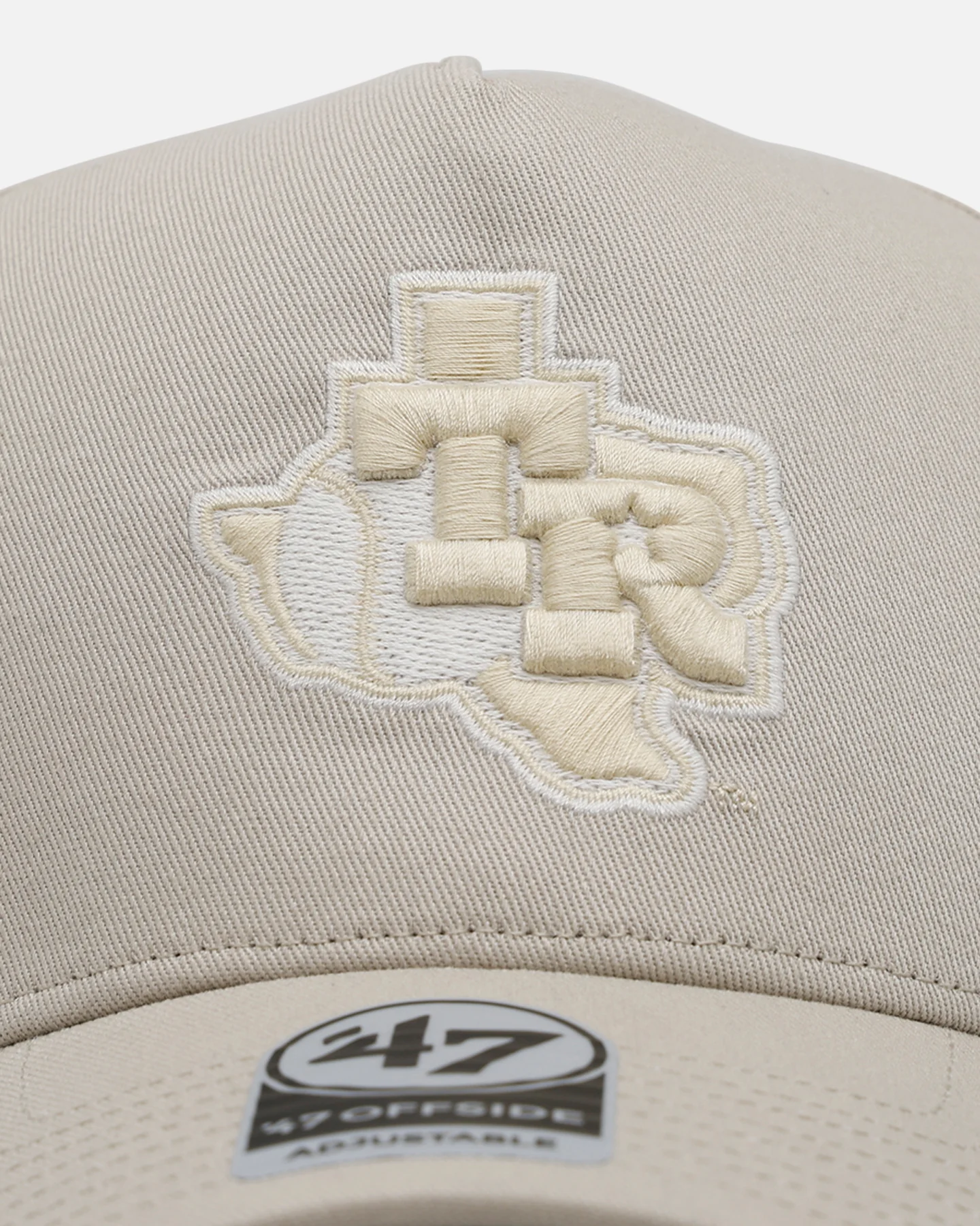 47 Brand Texas Rangers 'Contemporary Basics' Offside DT Snapback Tan - Image 5