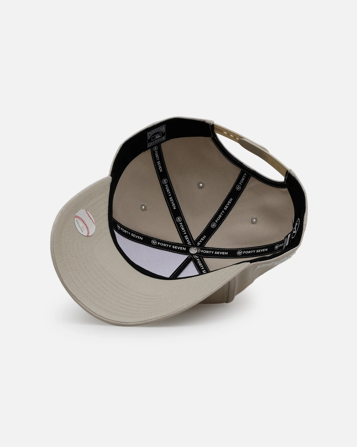 47 Brand Texas Rangers 'Contemporary Basics' Offside DT Snapback Tan - Image 6